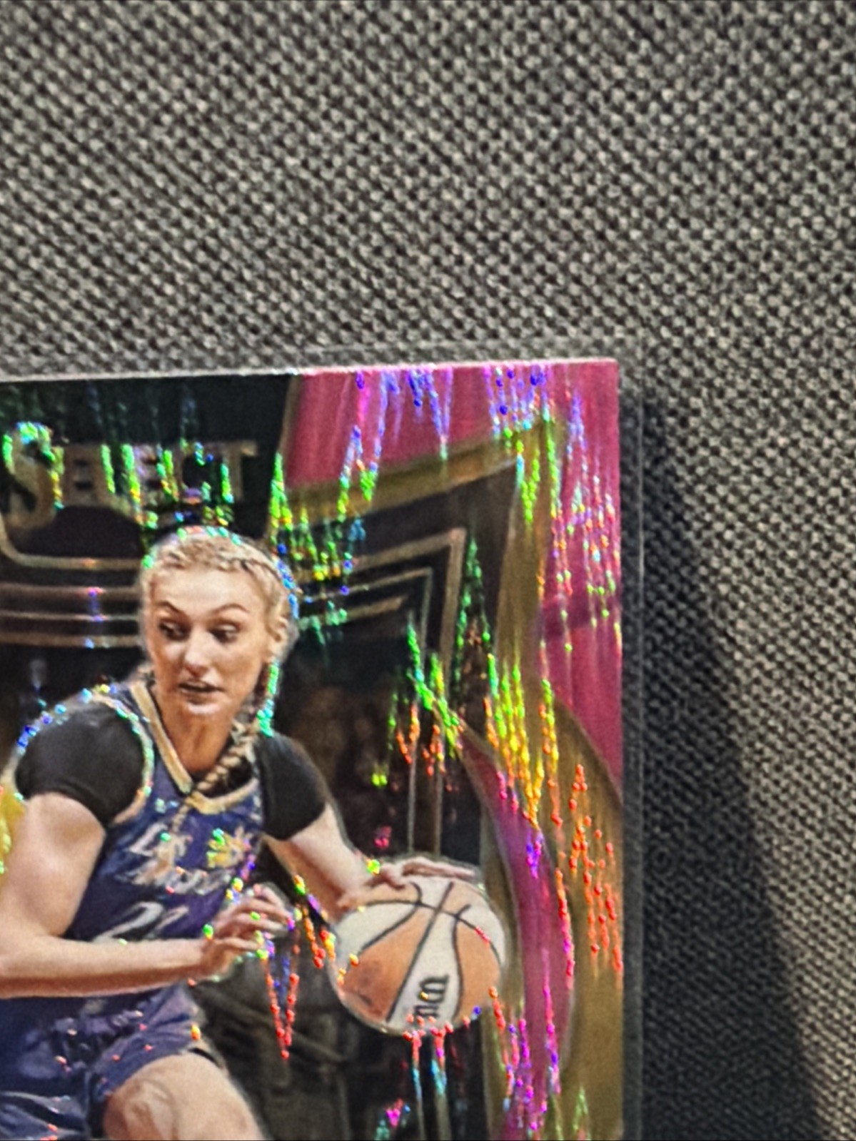 2025 Panini Select WNBA #9 Cameron Brink Concourse Pink Flash SP