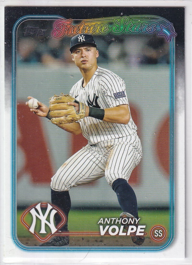 2024 Topps Baseball New York Yankees Team Set Series 1 2 and Update (34 Cards)