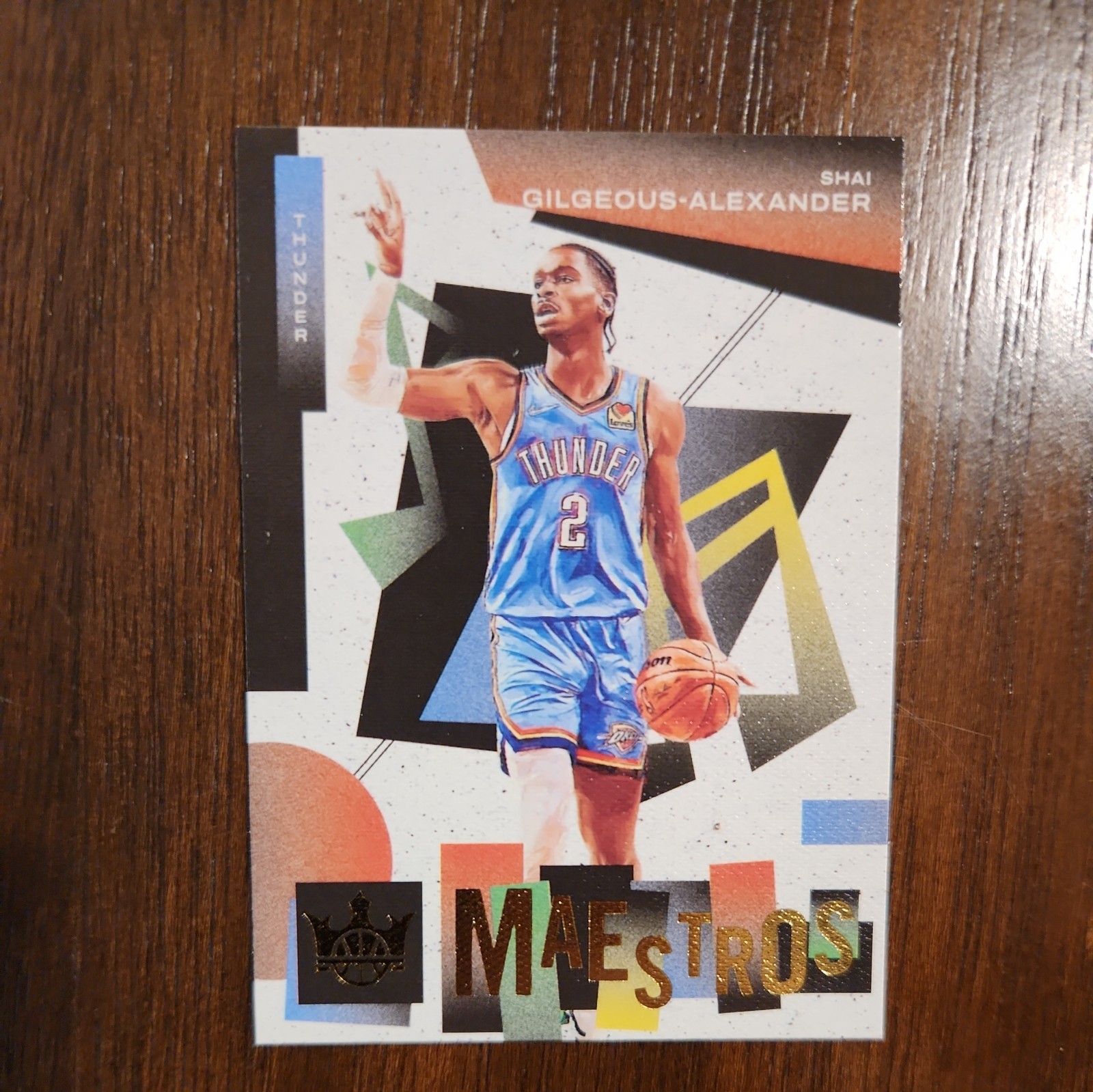 Shai Gilgeous-Alexander 2021-22 Panini Court Kings Maestros #3 Thunder