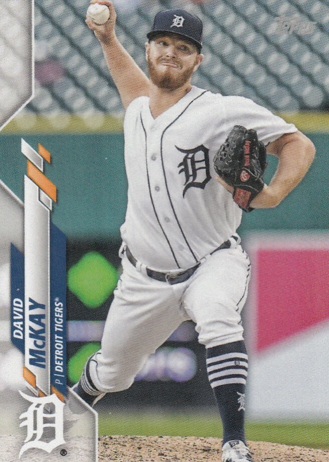 DAVID MCKAY TOPPS UPDATE MINI ON DEMAND BASE DETROIT TIGERS #136 2020 20