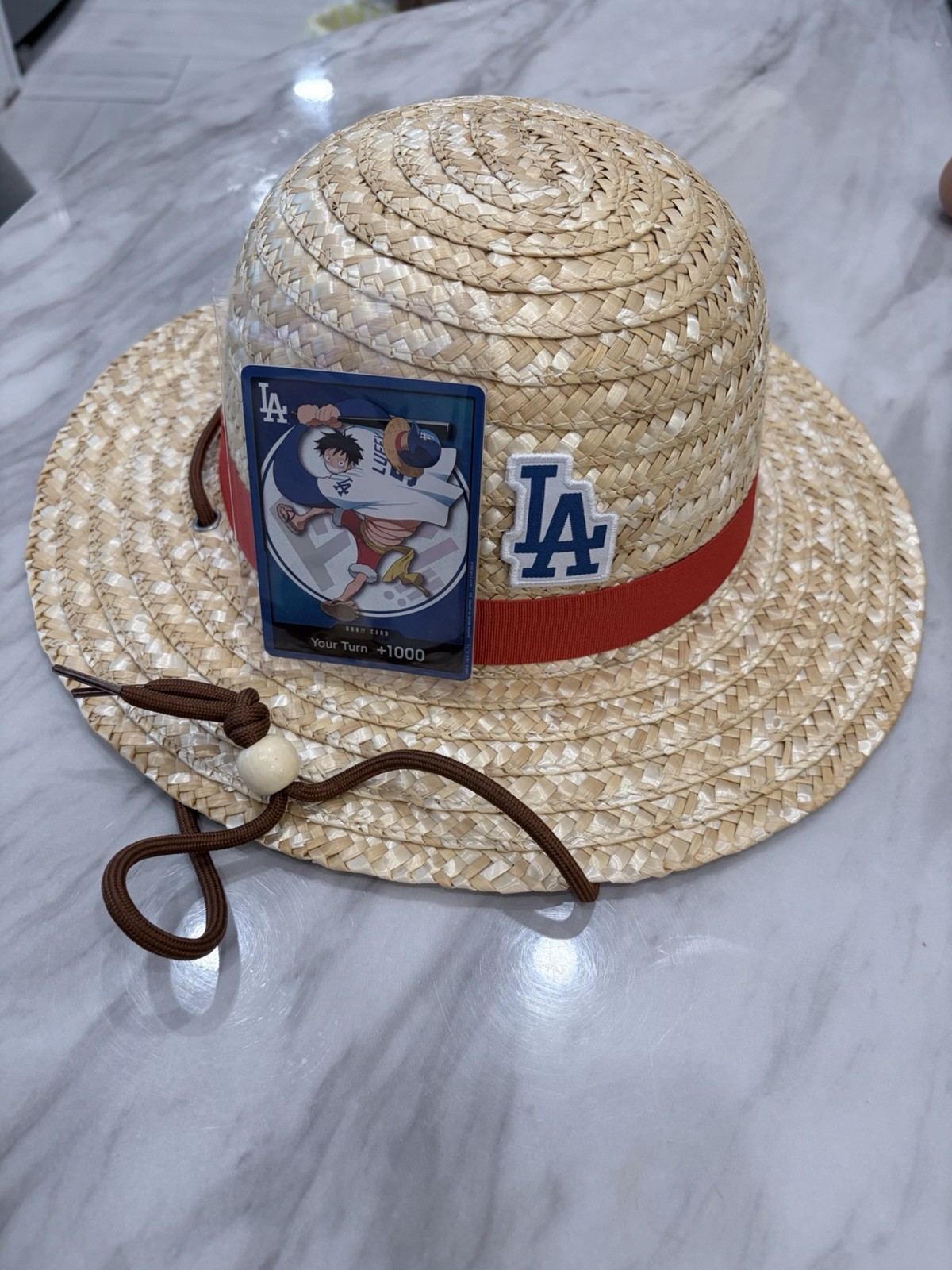 2026 One Piece- LA Dodgers giveaway 7/2/26 – One Piece Monkey D Luffy card + Hat