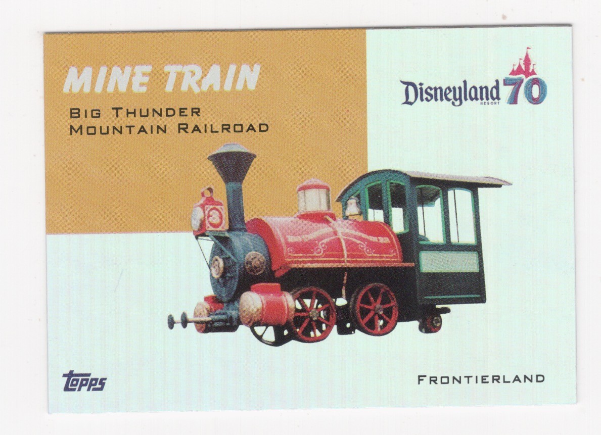 2025 TOPPS DISNEYLAND 70TH ANNIVERSARY INSERT 1954 DISNEYLAND ON WHEELS