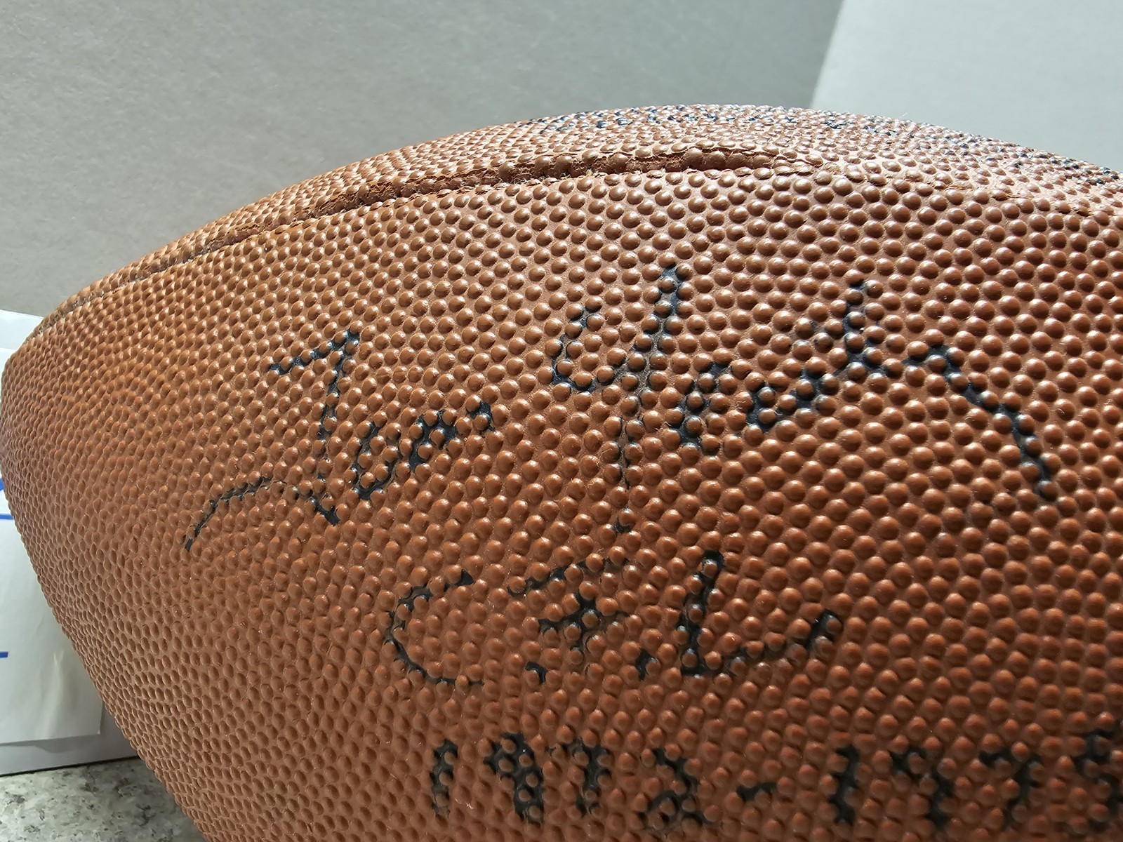 Autographed Football Unknown CFL Player From 1972-1975 No COA