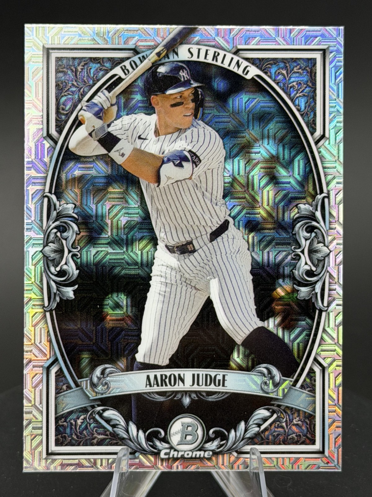 Aaron Judge 2026 Bowman Chrome #BST-4 Bowman Sterling – Mojo Refractor – Yankees