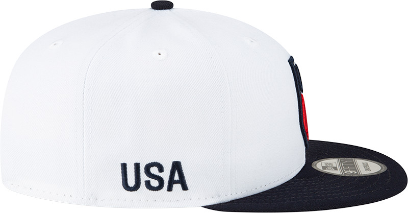 Authentic New Era MLS USA Soccer 9FIFTY Snap-back Hat Cap – White/Navy OEM
