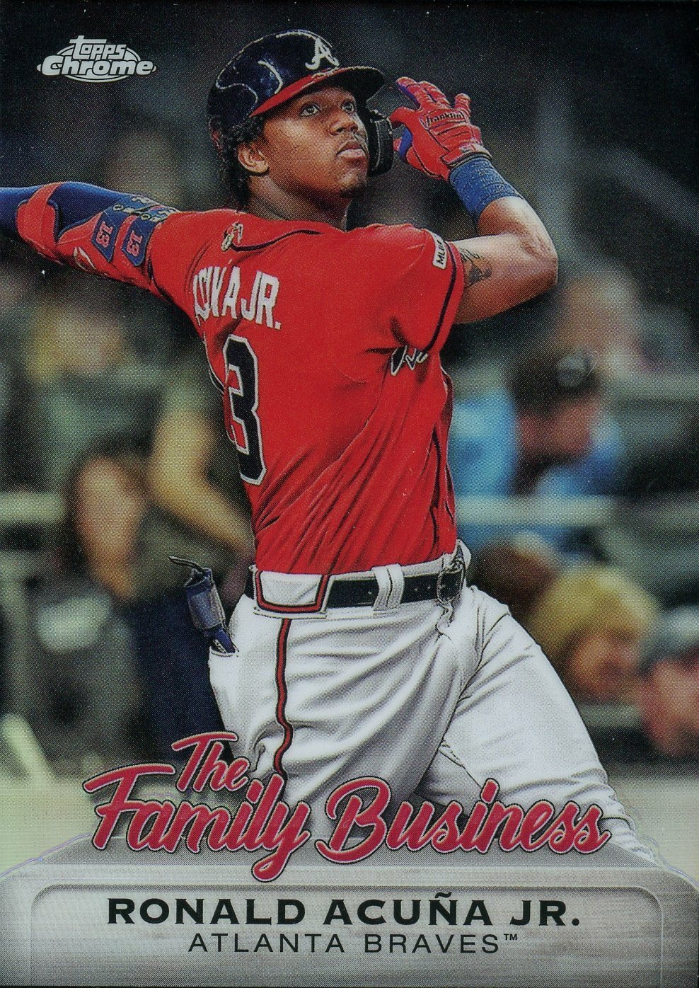 2019 Topps Chrome Update Ronald Acuna Jr. #FBC-8 Family Business
