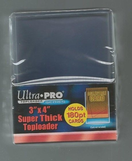 Ultra Pro 3×4 Super Thick Topload 180pt Card Holder – 10ct Pack Jersey