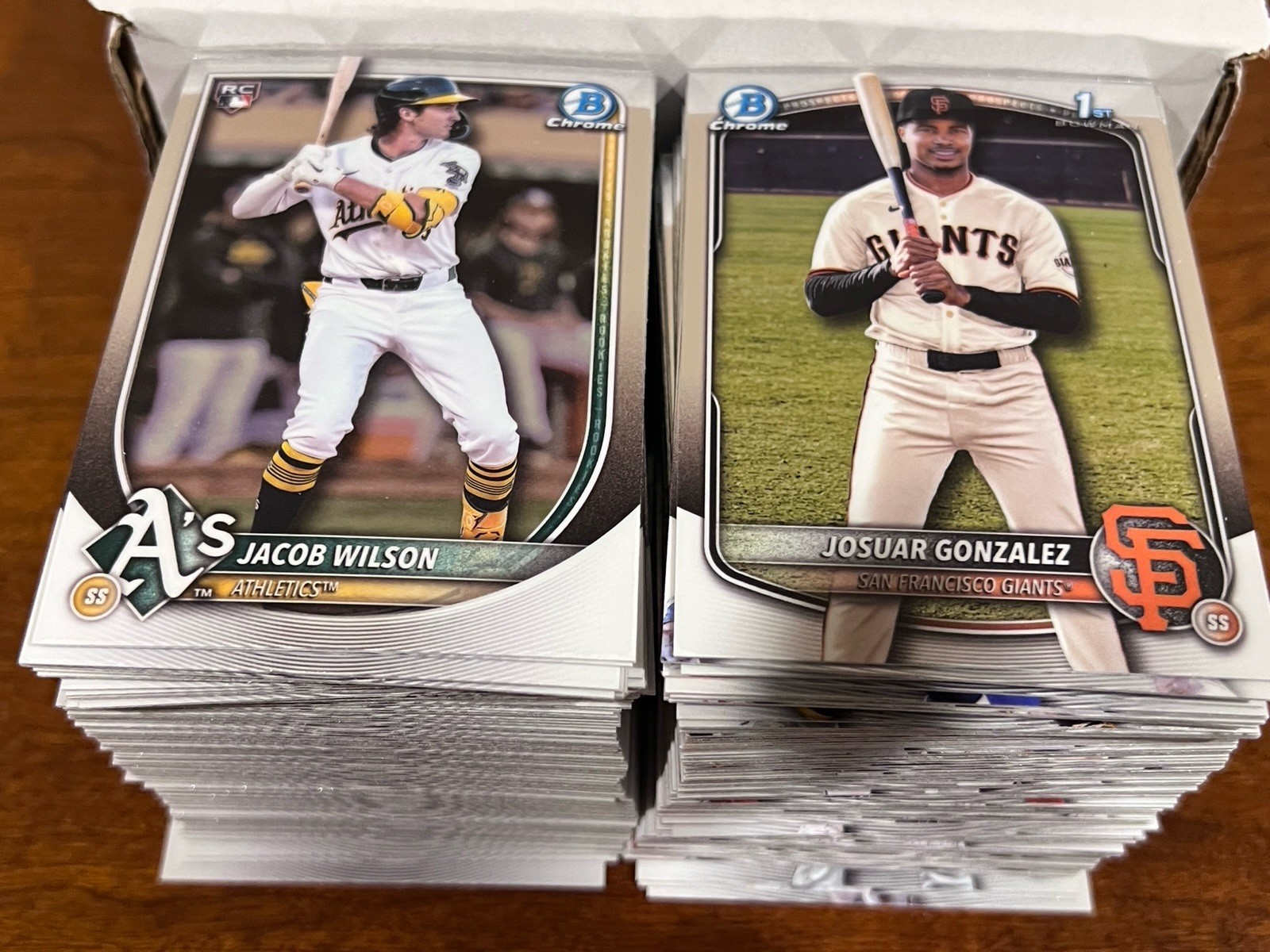2025 Bowman Chrome Baseball COMPLETE SET BASE (1-100) + PROSPECT (BCP153-BCP252)