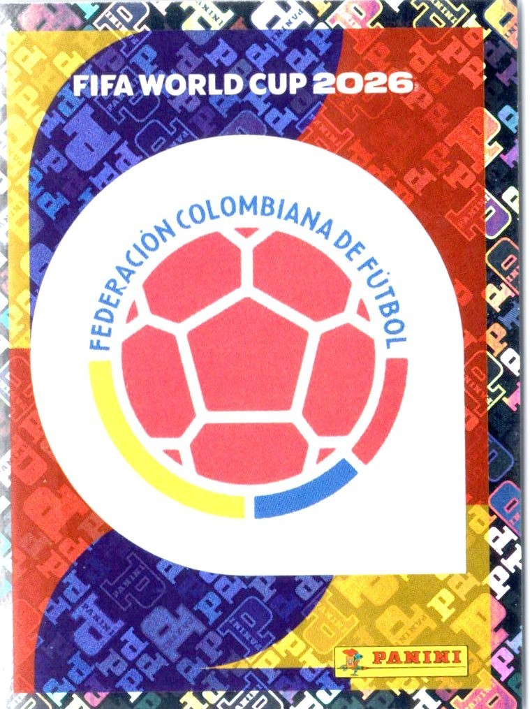 2026 Panini World Cup Sticker Colombia Gold Crumple Foil Multi Variation Pick