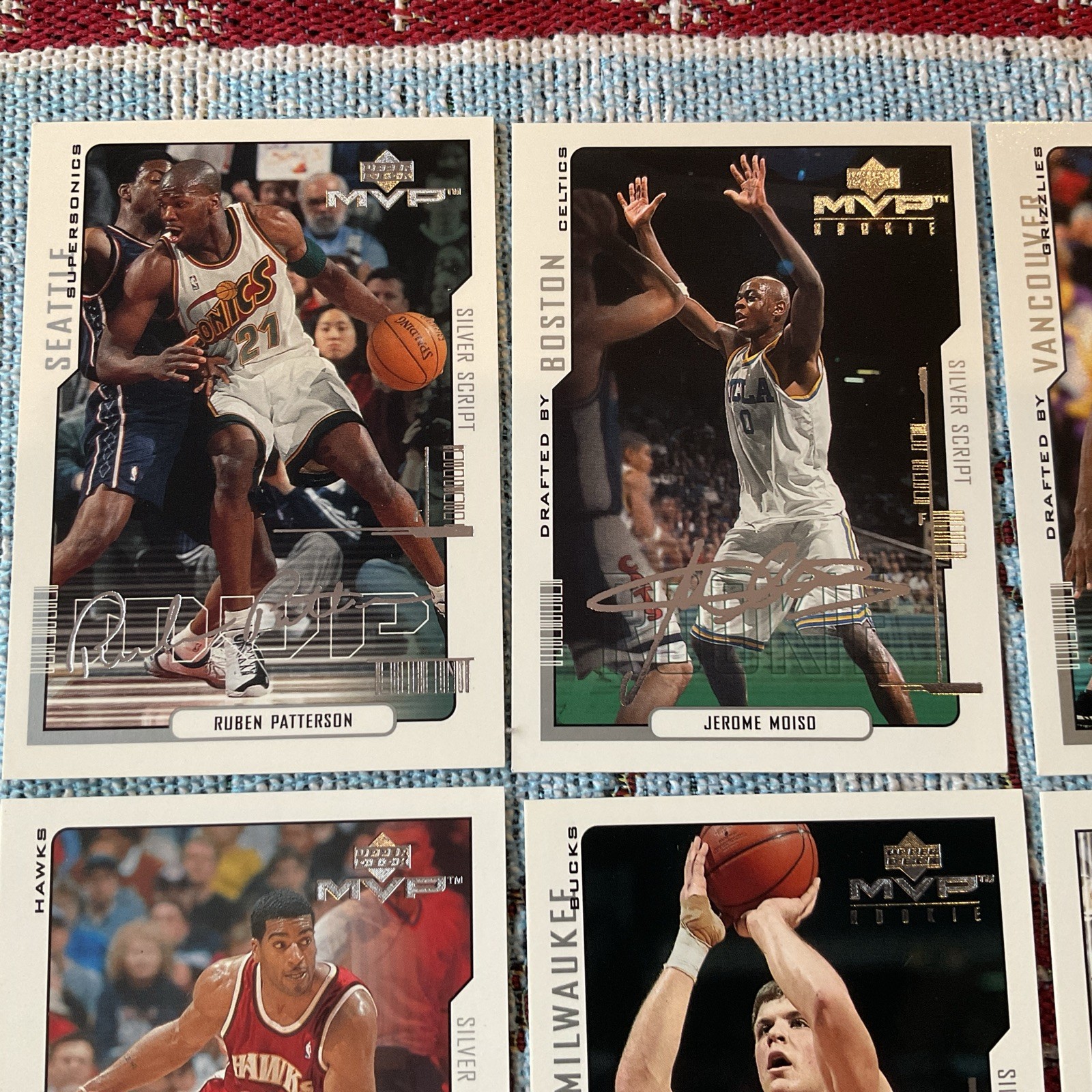 1999-00 Upper Deck MVP SILVER SCRIPT AND REG Basketball Lot Of 12 SEE List.