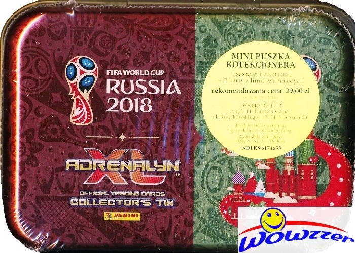 2018 Panini Adrenalyn XL FIFA World Cup RUSSIA TIN-24 Cards+2 LIMITED EDITION!