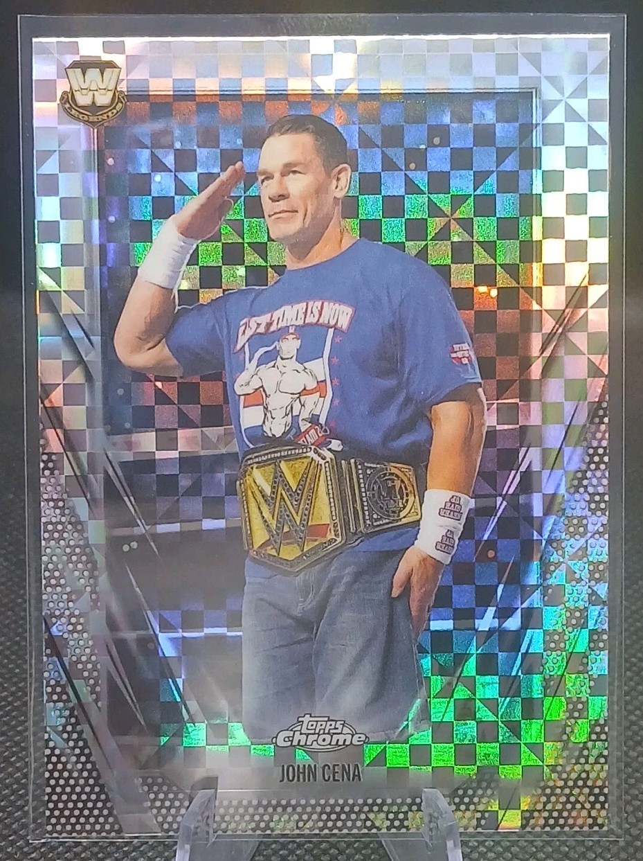 2026 Topps Chrome WWE John Cena #2 Silver X-Fractor Legend