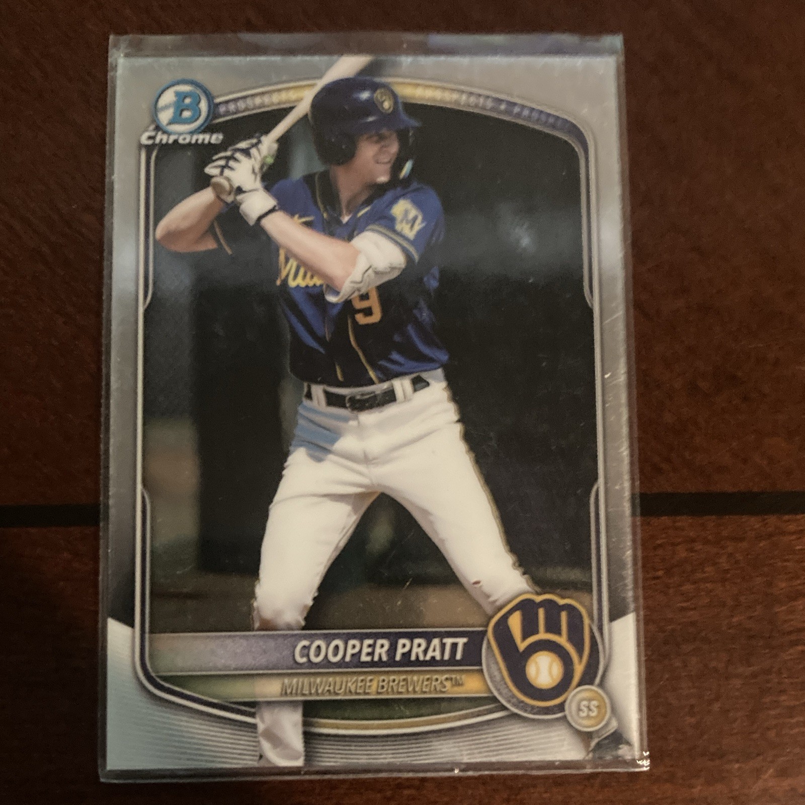 Topps Bowman Draft Chrome 2024 Cooper Pratt BDC-157 Milwaukee Brewers