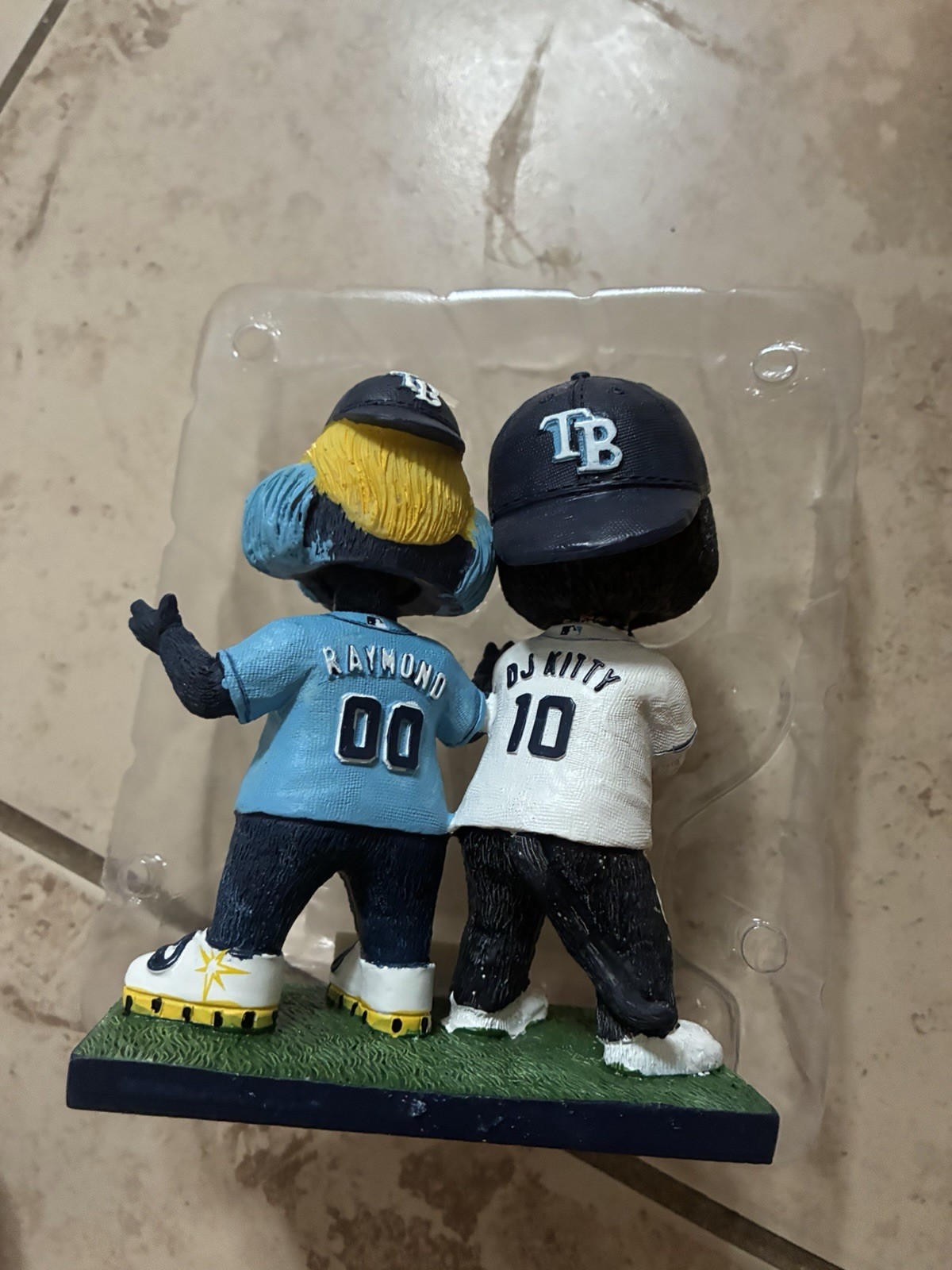 Tampa Bay Rays Mascots Raymond + DJ Kitty Bobbleheads Suncoast Credit Union