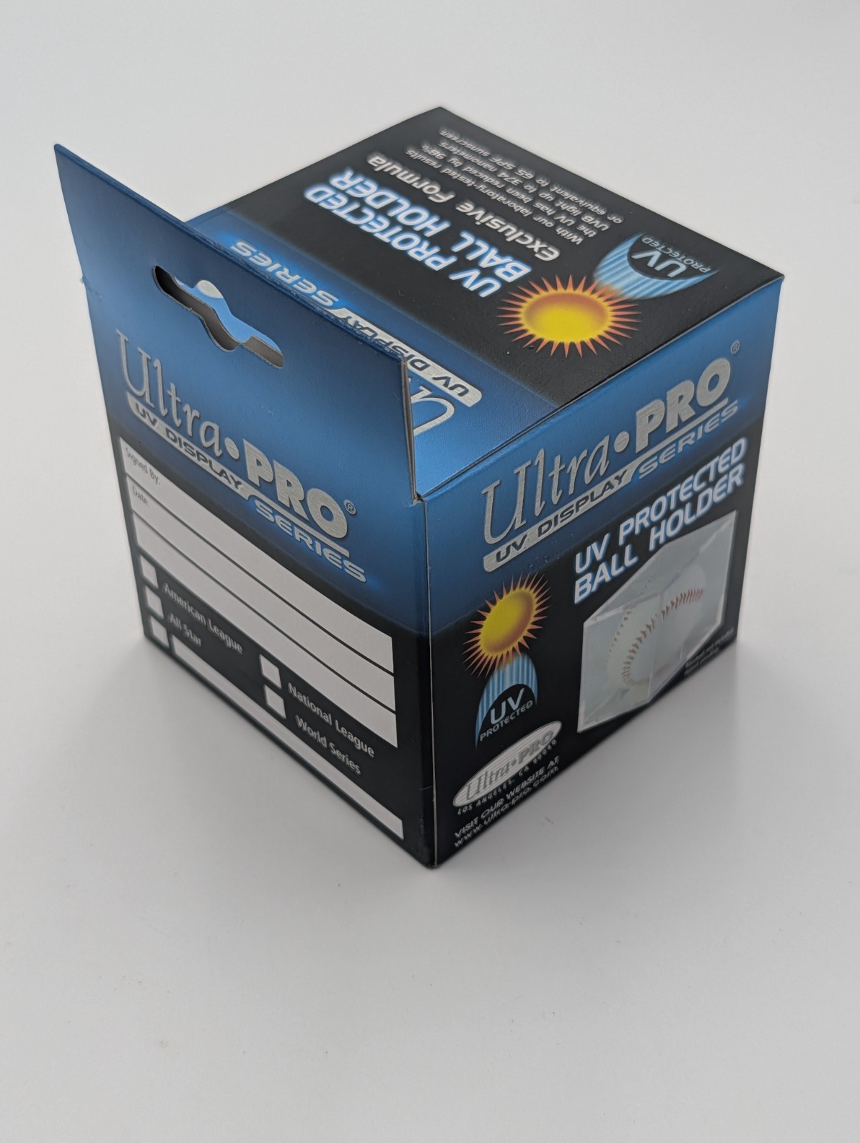 Baseball Display Case – Clear – NEW IN BOX – ULTRA PRO UV BASEBALL CUBES