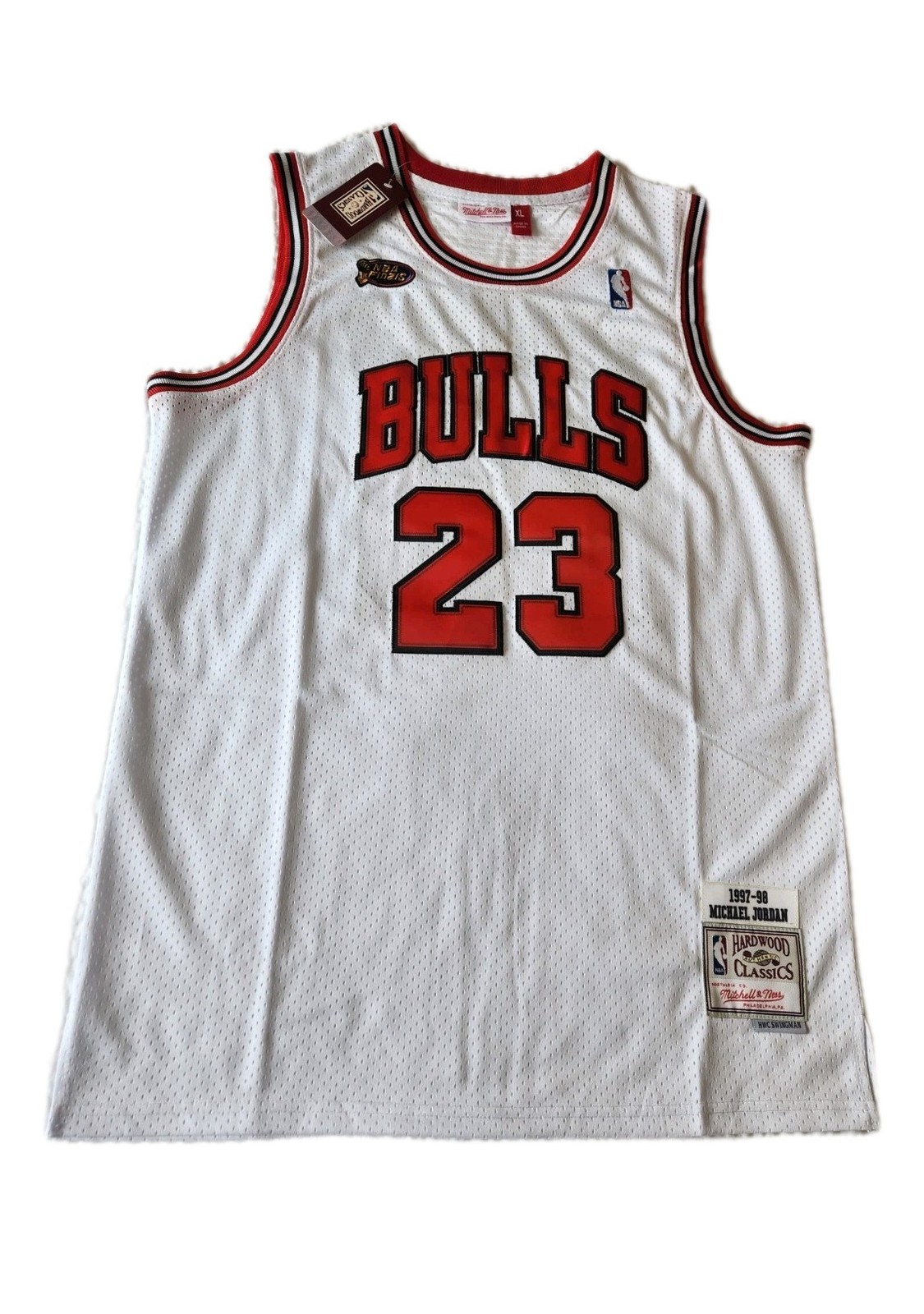 Mitchell & Ness 🔥 Michael Jordan 🔥#23 Bulls 1997-98 NBA FINALS Jersey Men’s XL