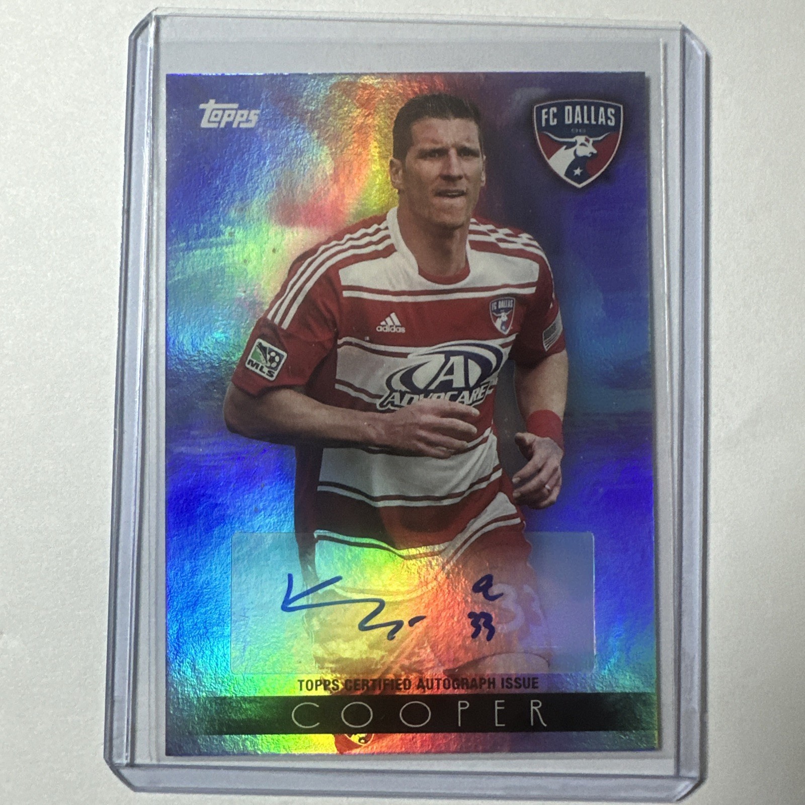 2013 Topps MLS Maestros Autograph Blue Parallel /50 Kenny Cooper #MA-KC