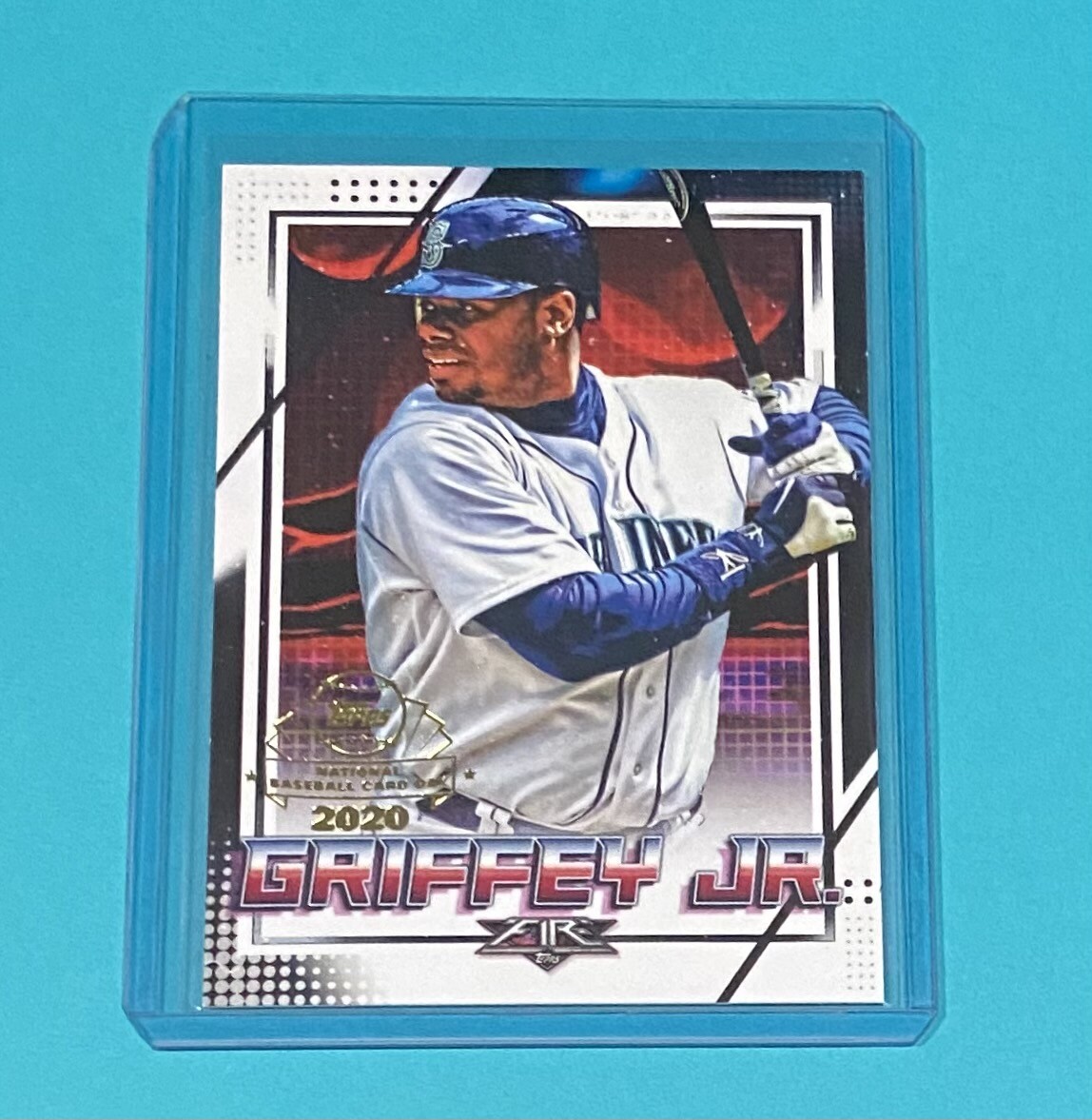 2020 Topps Chrome Ken Griffey Jr FIRE PREVIEW NBCD Seattle Mariners #FP-3 🔥