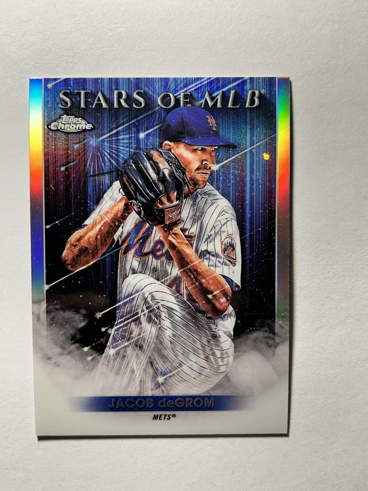 2022 Topps Series 1 – Stars of Mlb Chrome Jacob deGrom #SMLBC-13