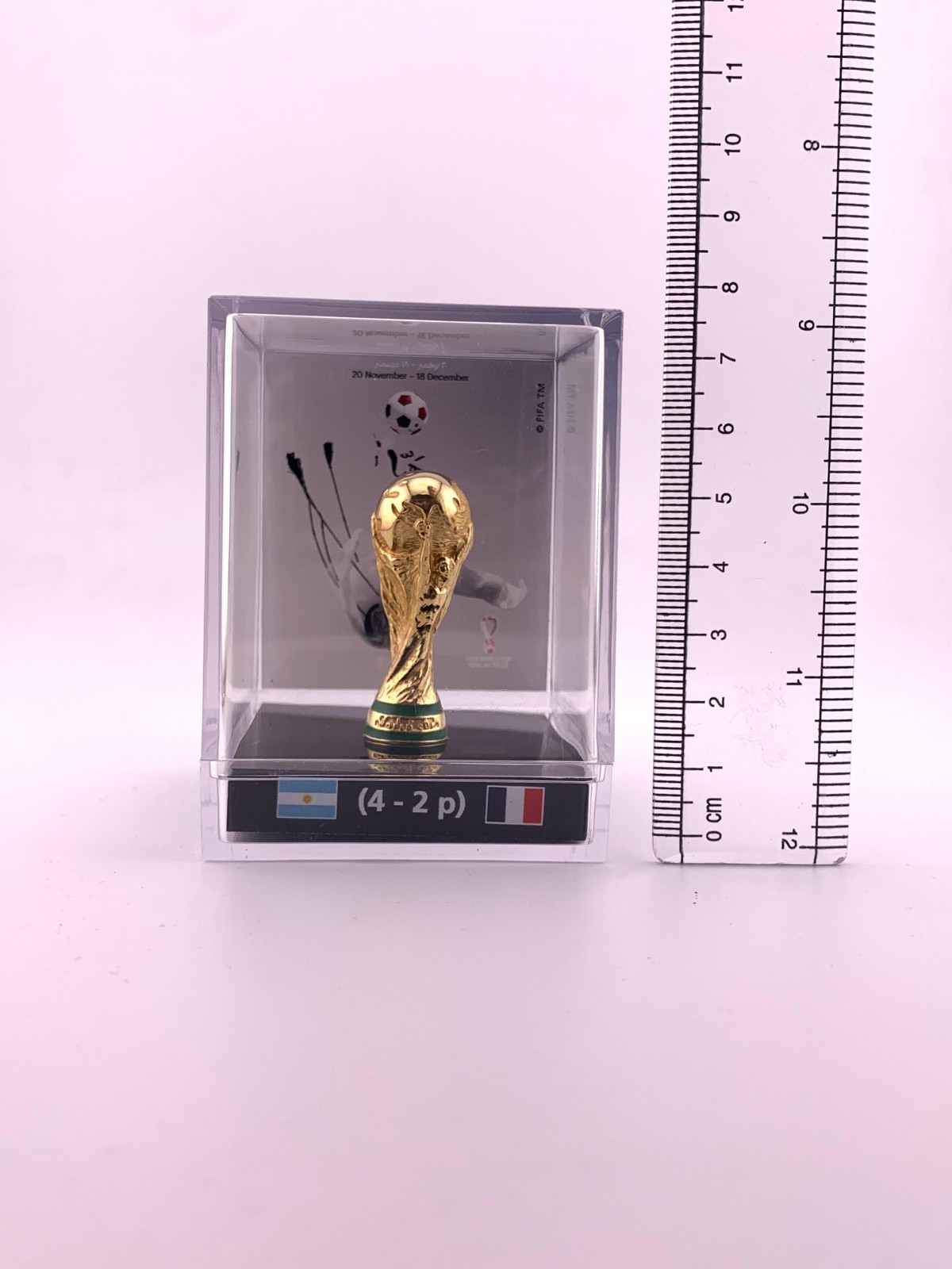 FIFA World Cup Qatar 2022 Final Match Trophy Replica | Poster in acrylic case
