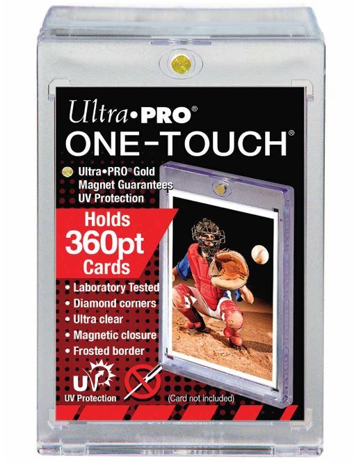 (5-Pack) Ultra Pro One Touch Magnetic Trading Card Holders 360pt FAT w/ UV