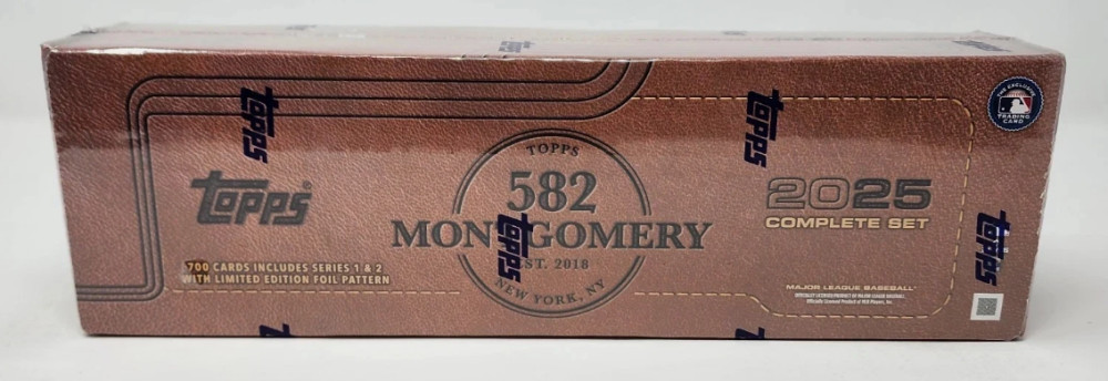 2025 Topps Montgomery 582 Factory Sealed Complete Set 700 Cards
