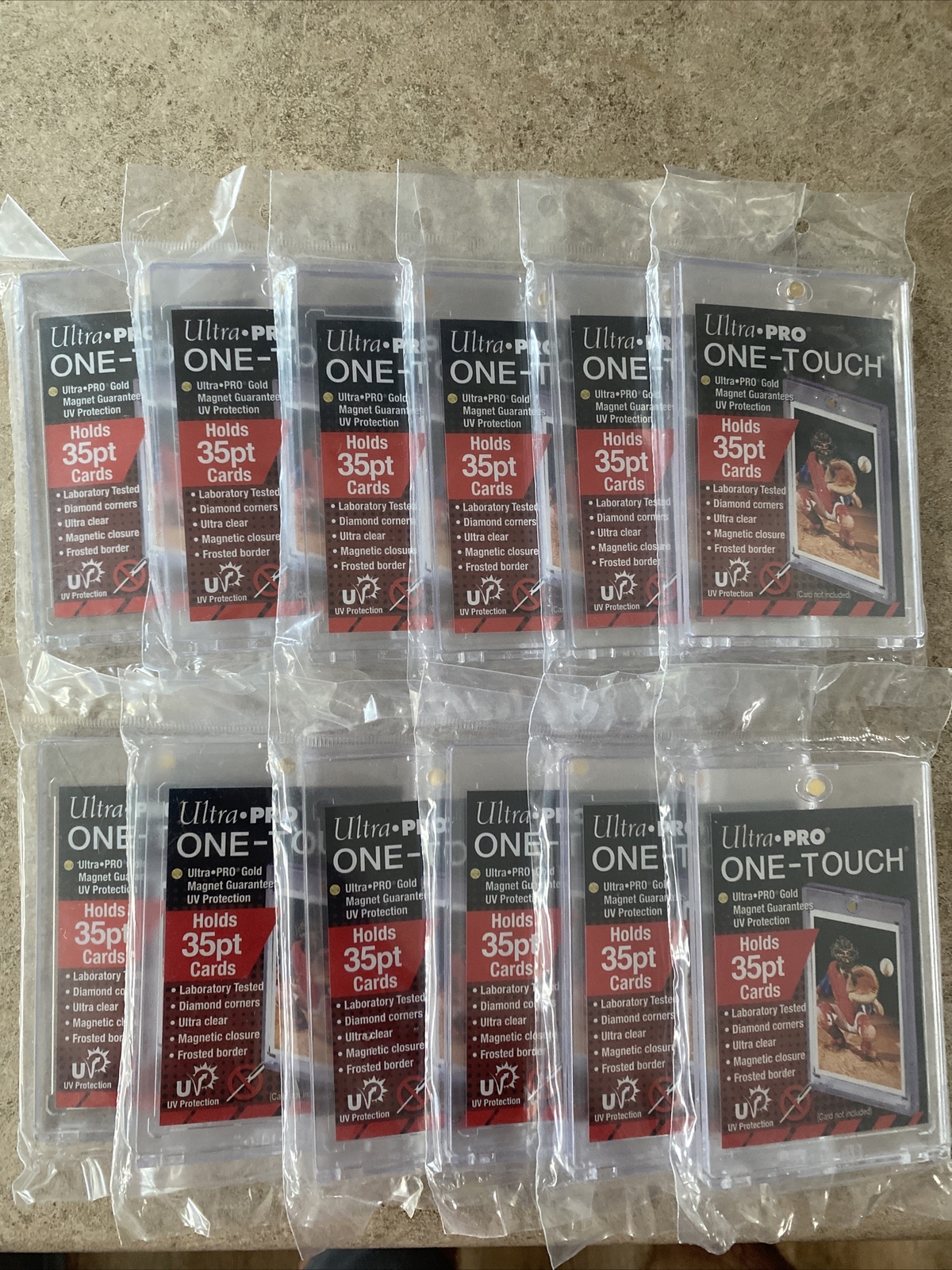Ultra Pro UP81575UV Magnetic Trading Card Holder Lot Of 12