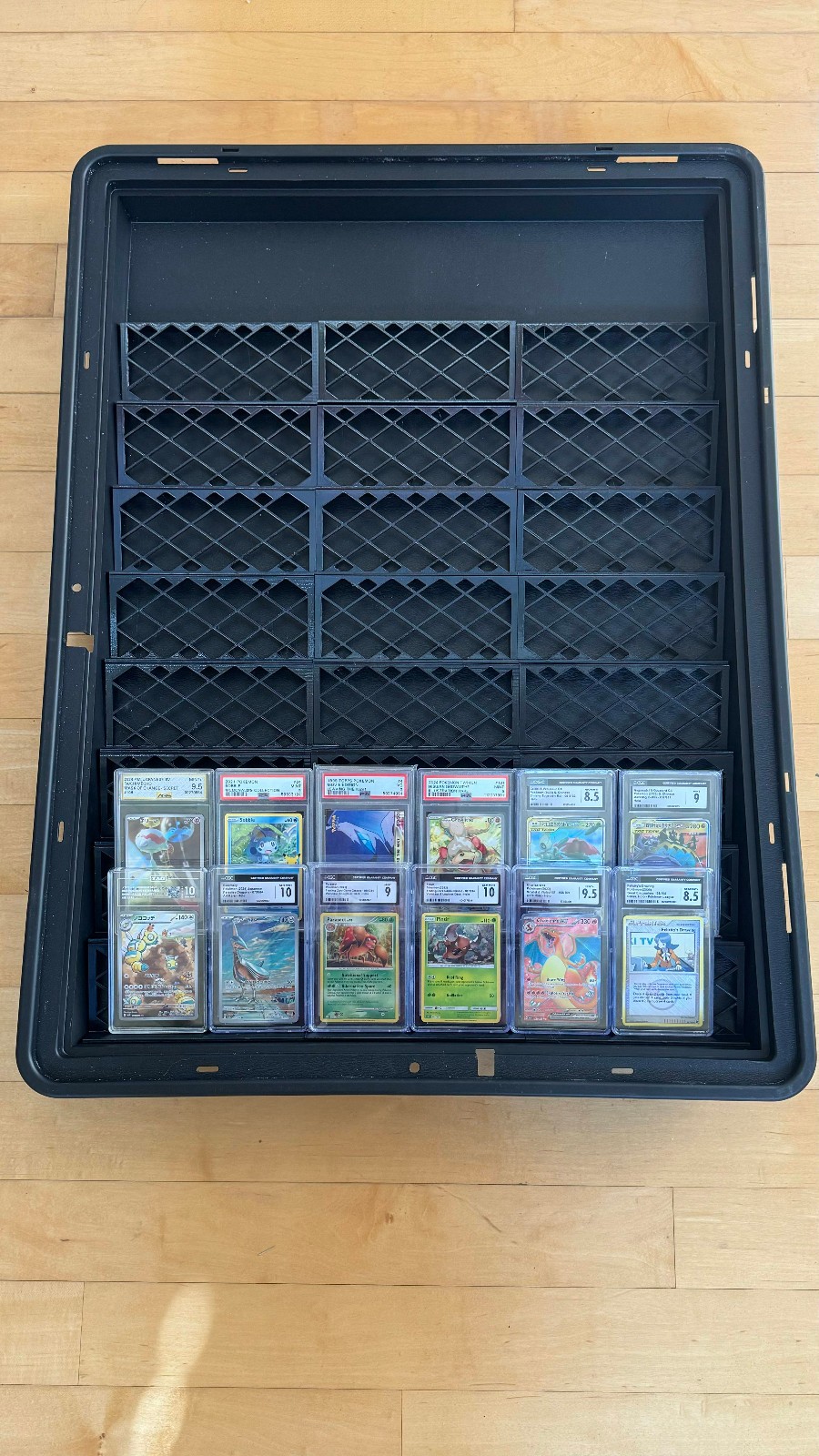 Zion Case Card Riser Stands – Graded Card Slab Display – Vertical & Horizontal