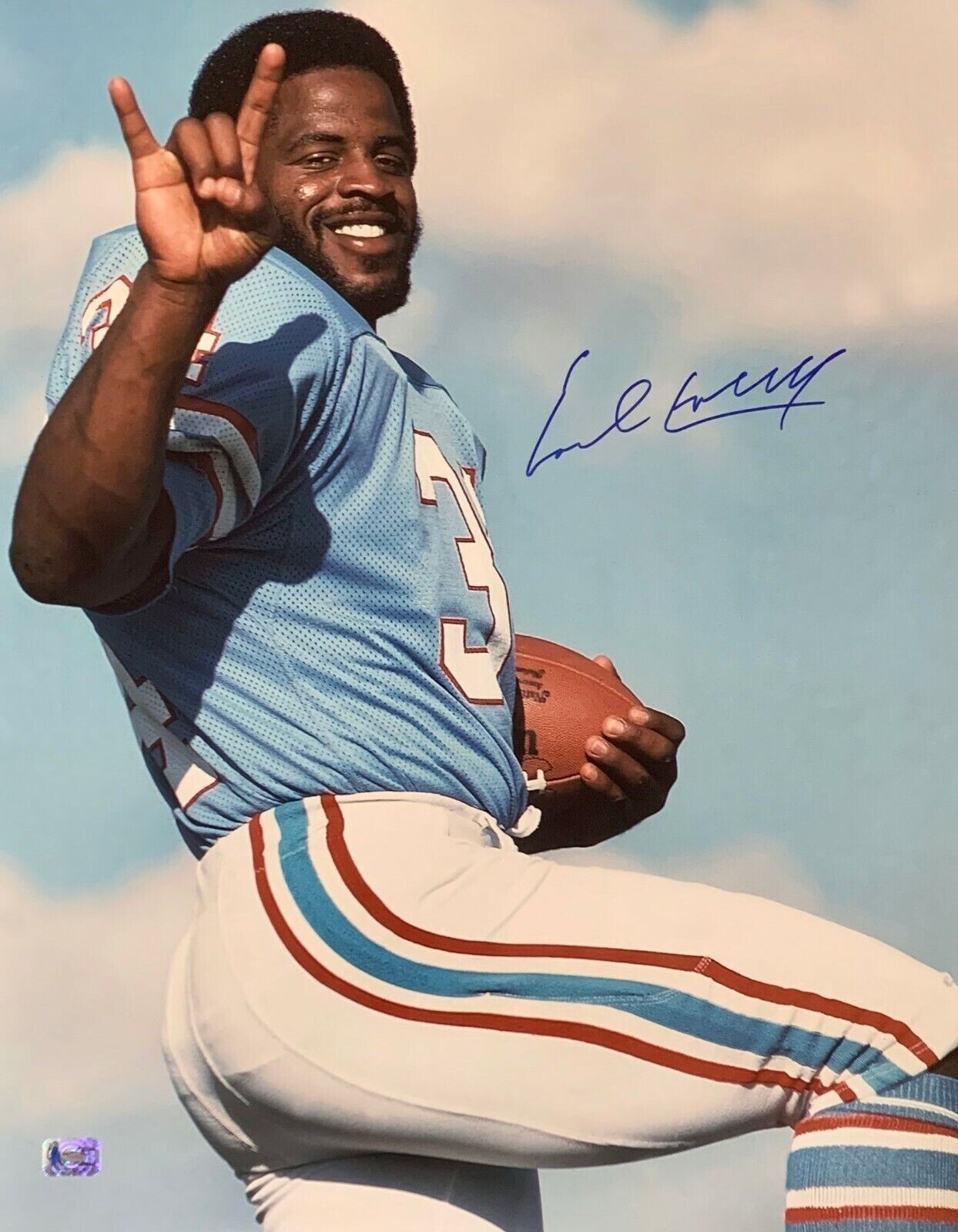 Earl Campbell Reproduction signed archival quality photo