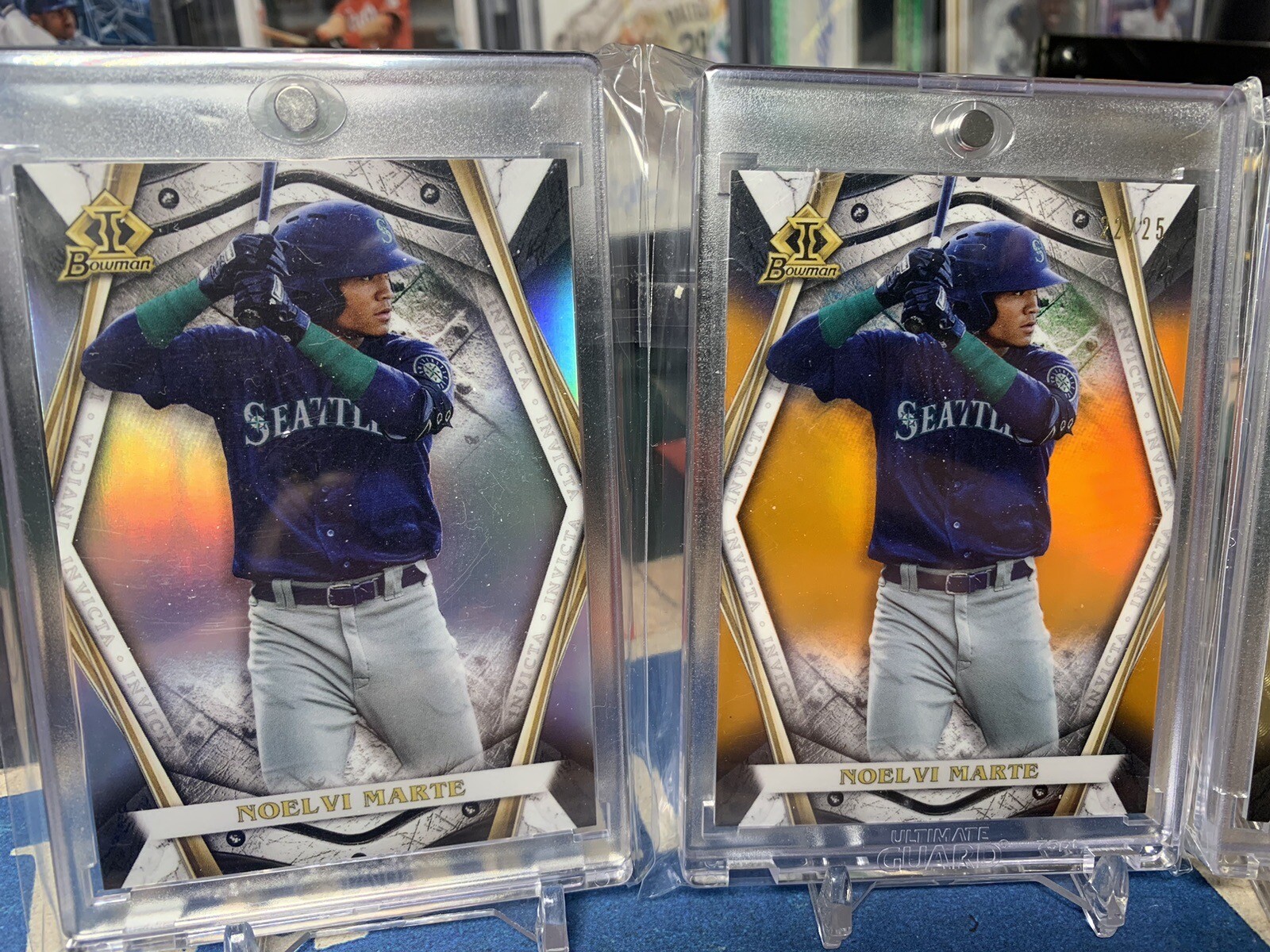 2022 Noelvi Marte Bowman Invicta Rainbow 1/1 /5 /25 /50 /150 Mariners Reds