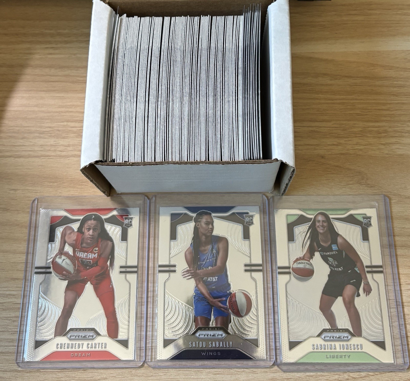 2020 Prizm WNBA Complete Set 1-100 Ionescu Sabally Carter RC Wilson Collier+