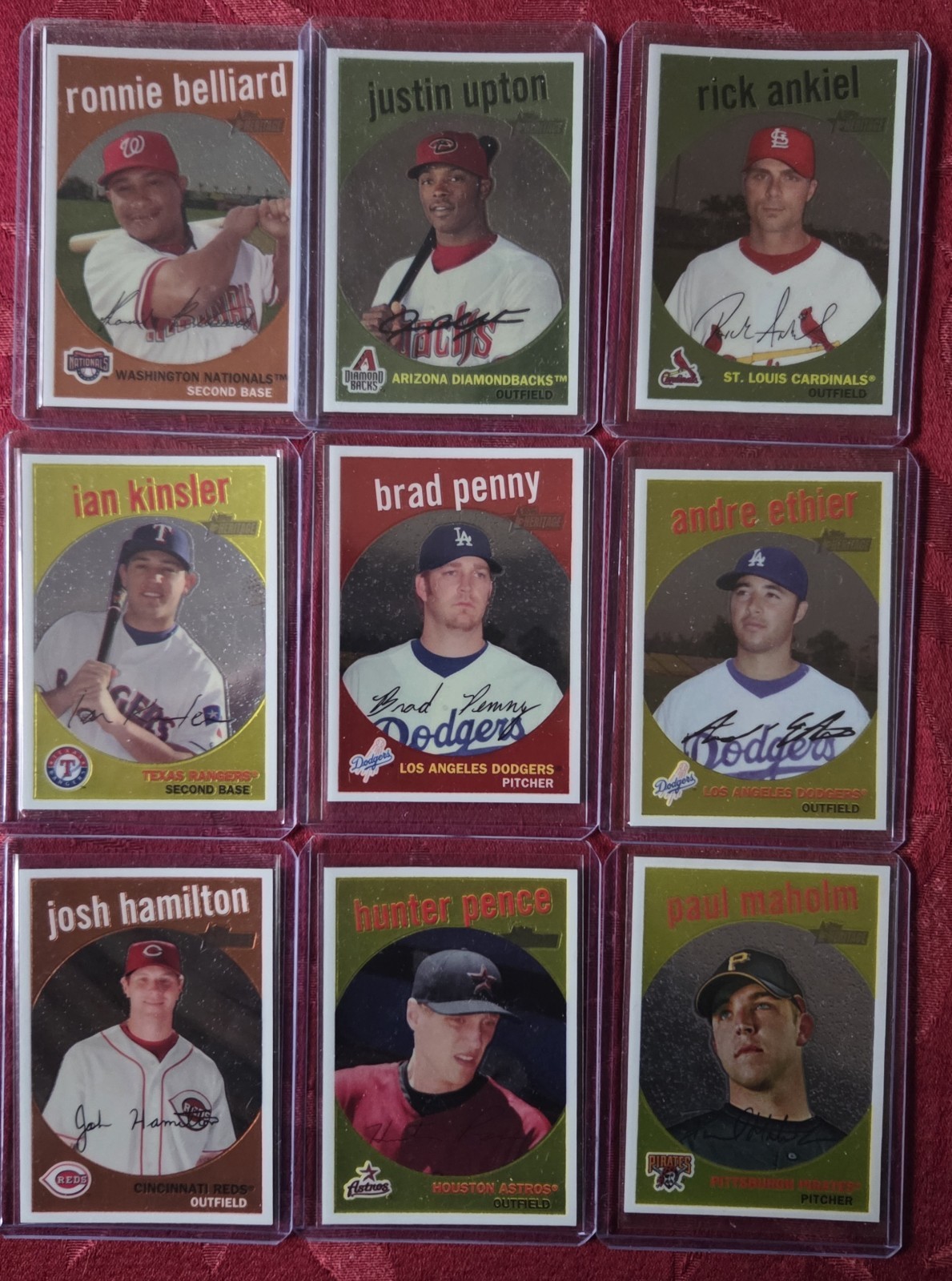 2008 Topps Heritage Chrome /1959 Lot of 67! #559 w/Zimmerman/Utley/Halladay/etc