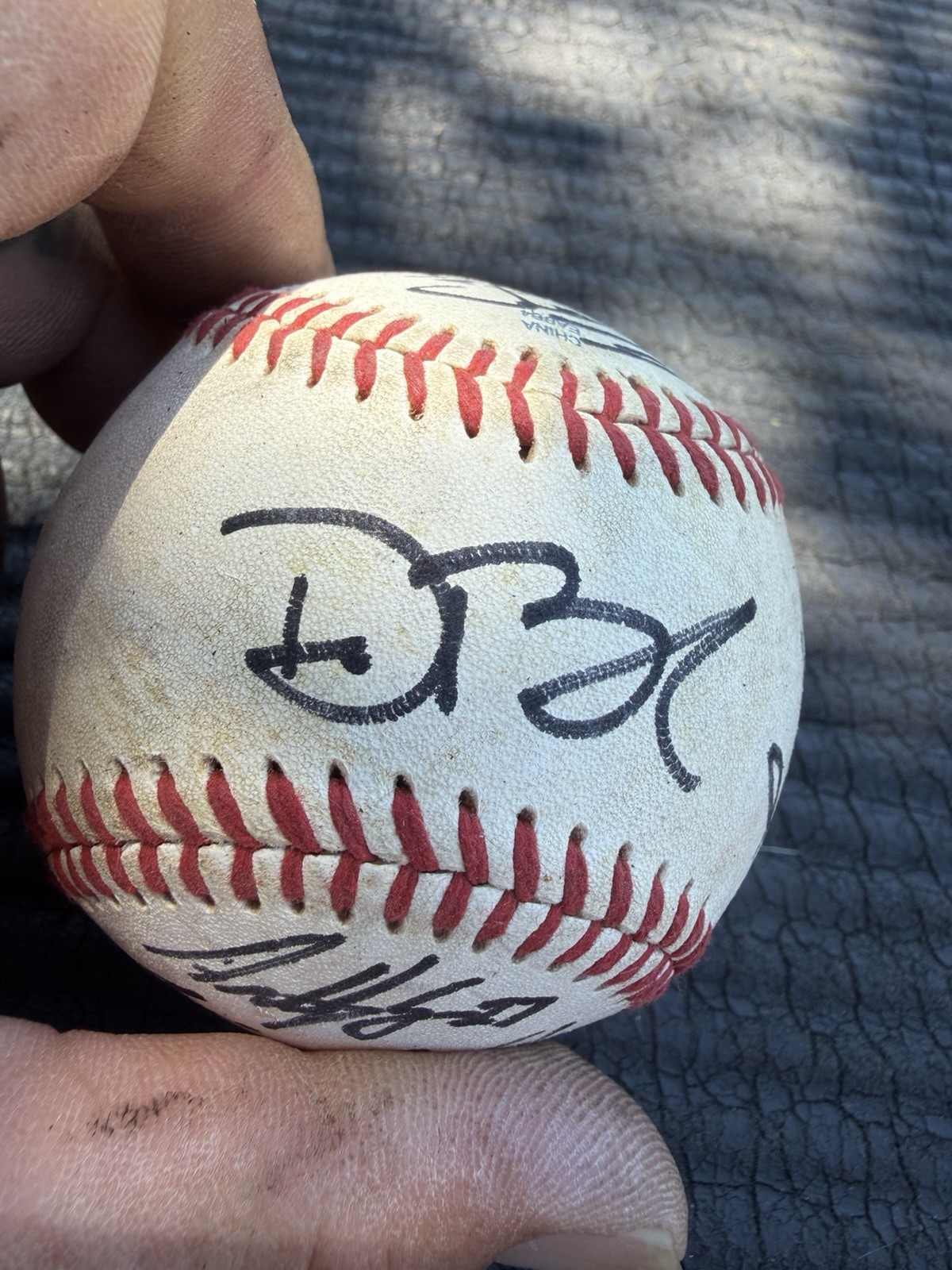 Vintage Rawlings Baseball Unknown Signatures