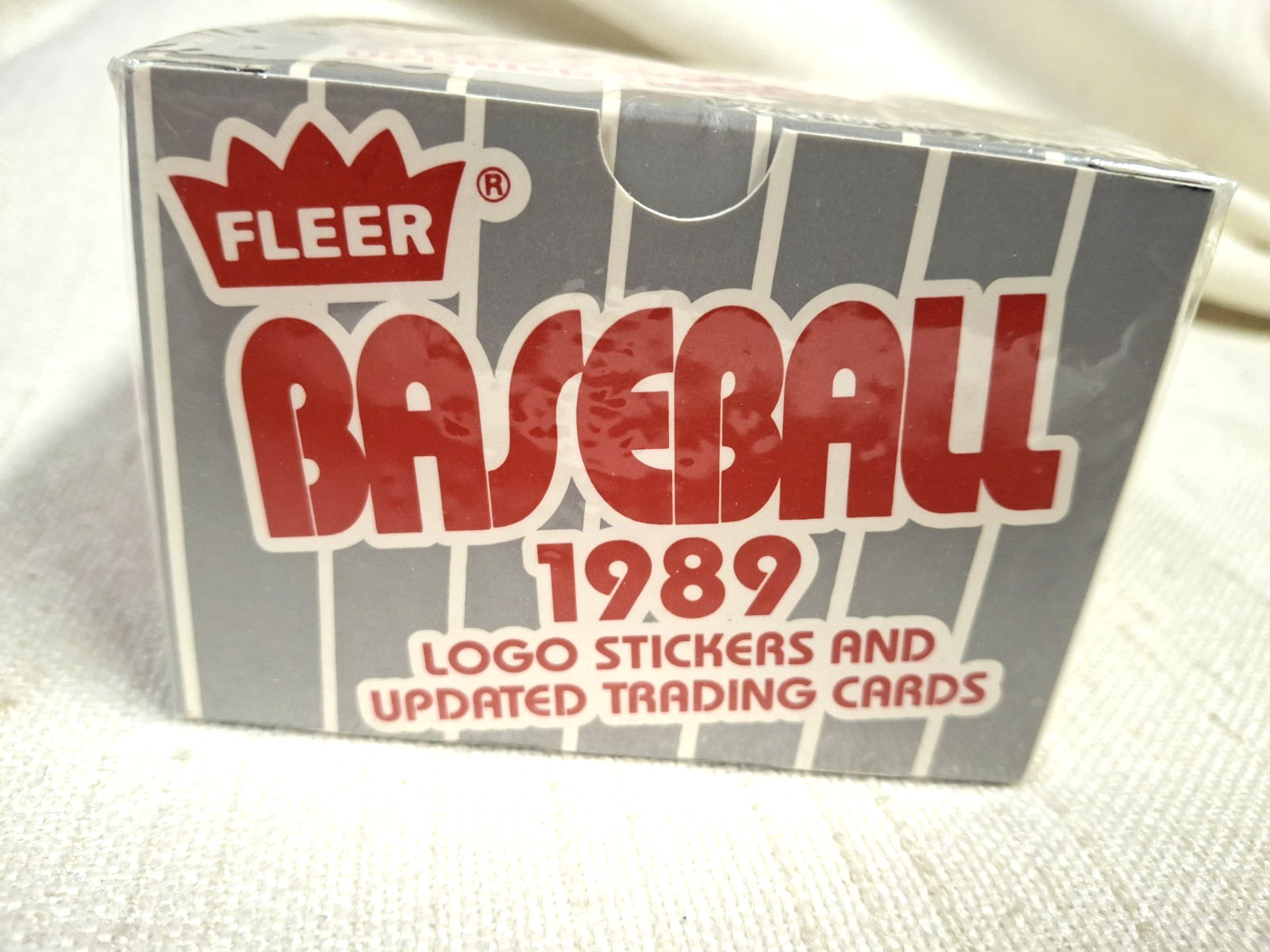 1989 FLEER MLB Baseball~Logo Sticker & Updated Trading Card Set ~Factory Sealed
