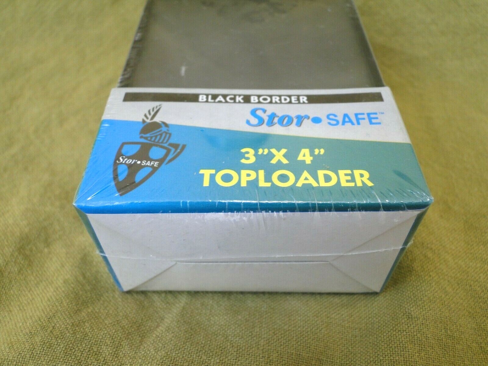 Stor-Safe 25 Black Border 3″x4″ Toploader Card Holder