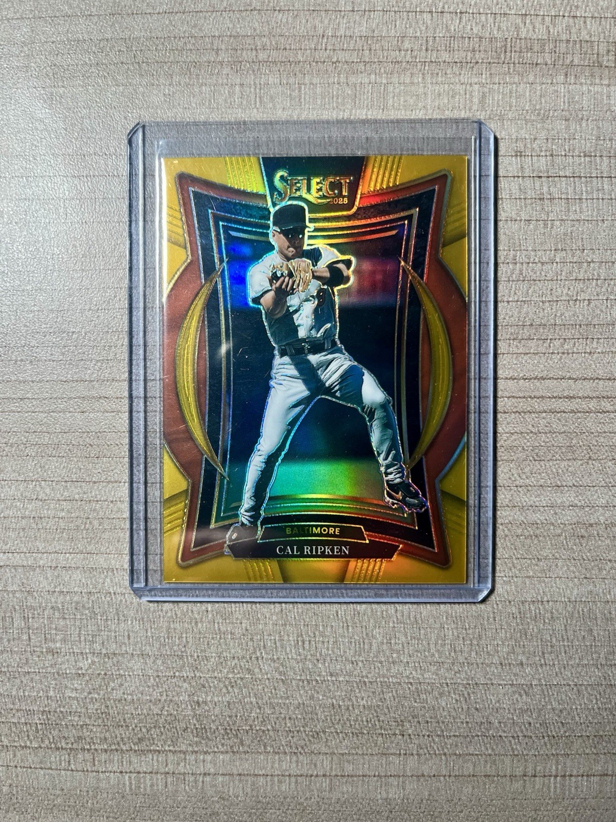 2025 Panini Select Baseball Cal Ripken Jr Gold Prizm #/10 – Baltimore Orioles