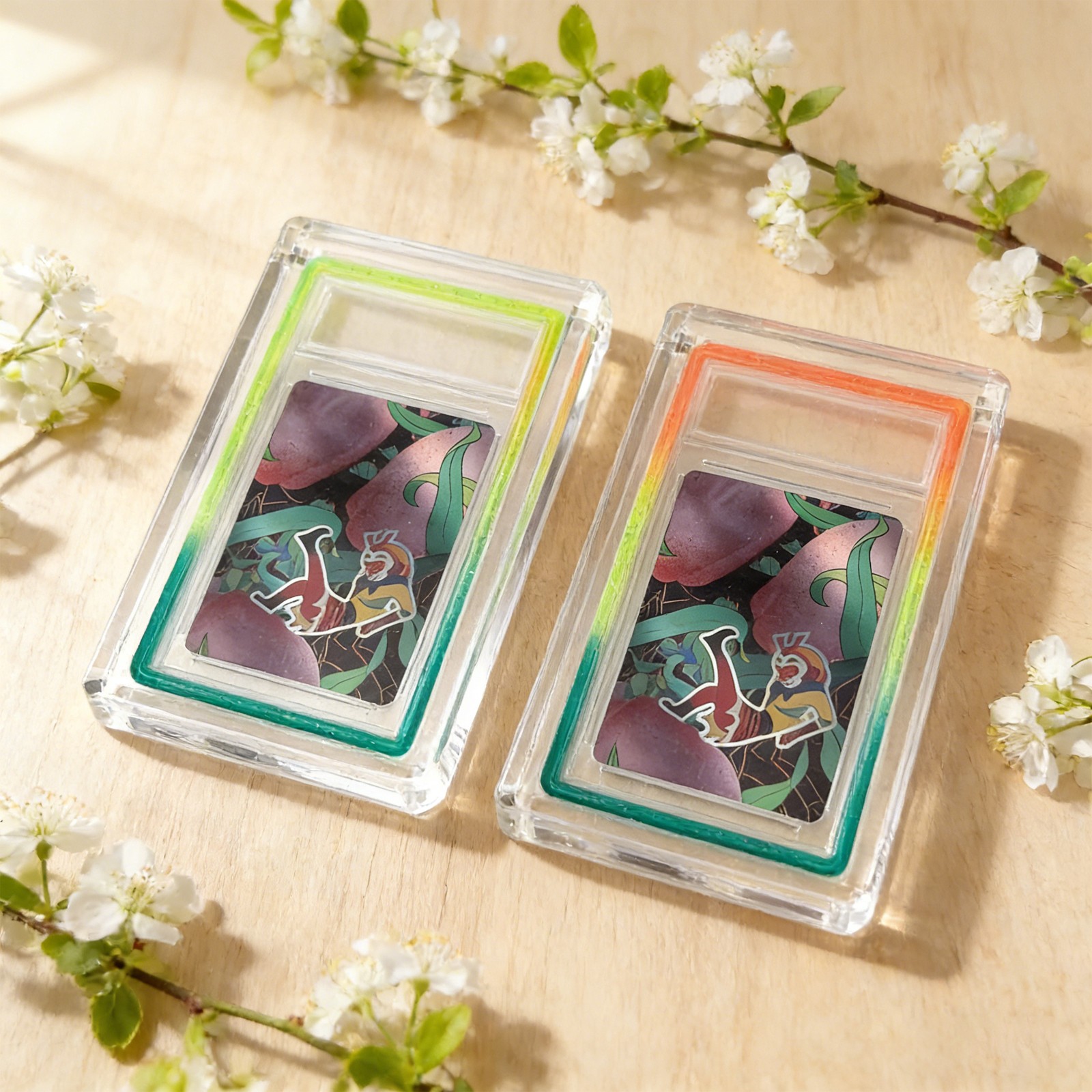 Display Set For 35pt PSA: Acrylic Clear Stand+Graded Bumper Guard With PC Panel