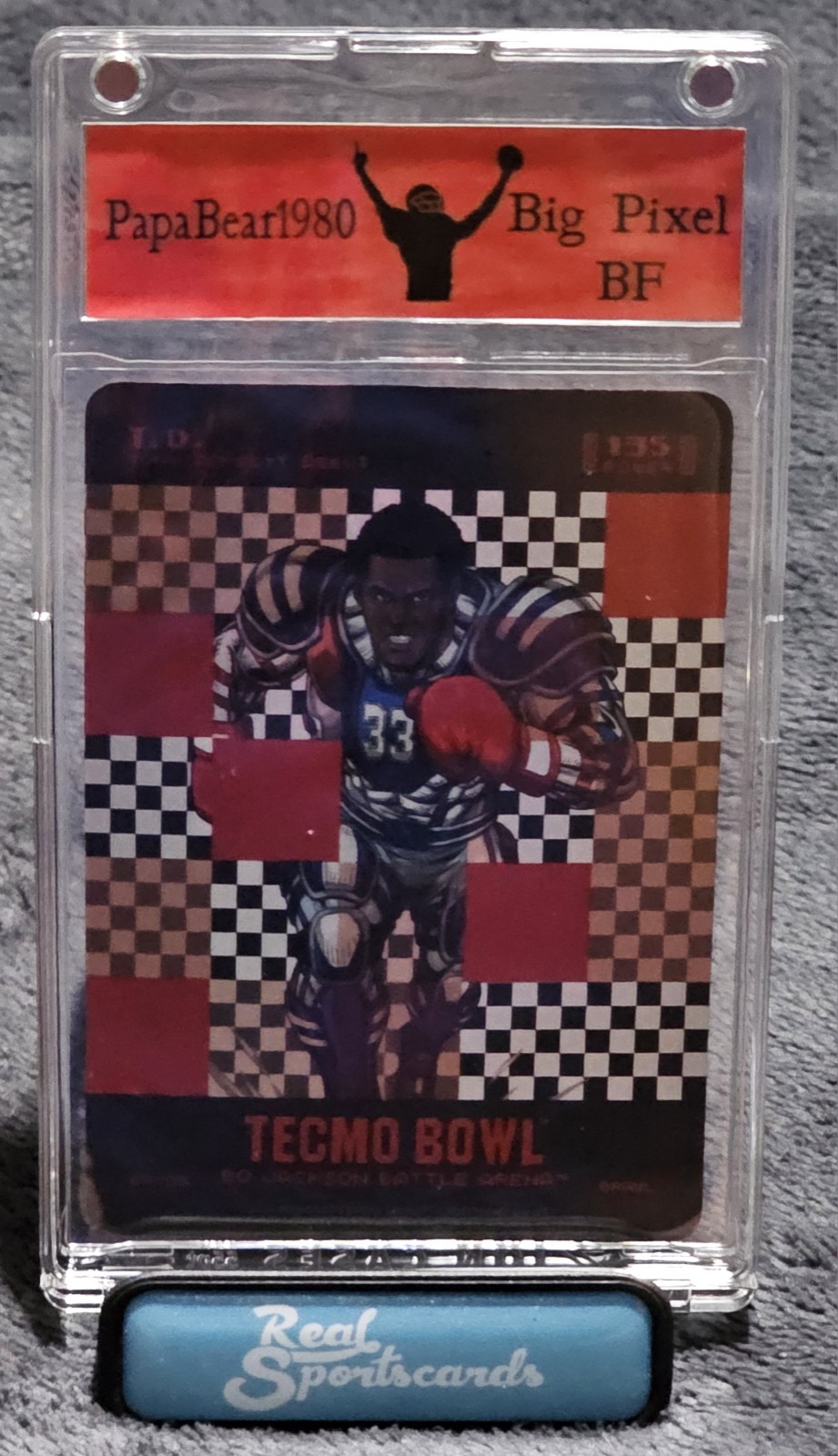 2026 Bo Jackson Battle Arena Tecmo Bowl T.D. Big Pixel Battlefoil Card BP705