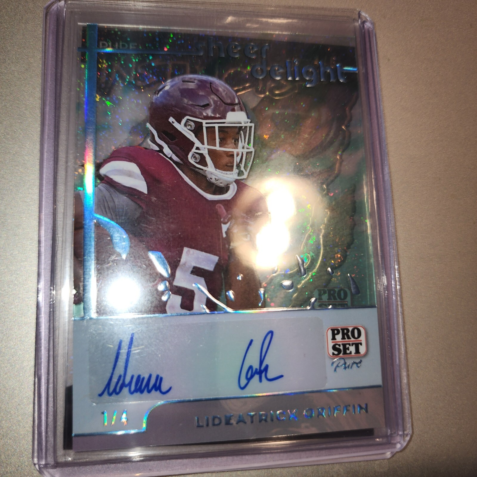 2024 LEAF PRO SET PURE BLUE SPARKLE SHEER DELIGHT LIDEATRICK GRIFFIN AUTO 1/4-GB