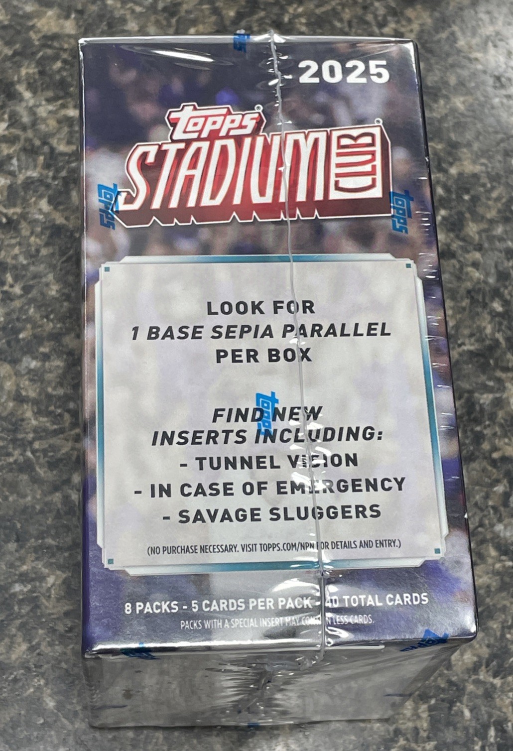 2025 Topps Stadium Club Baseball Blaster Box