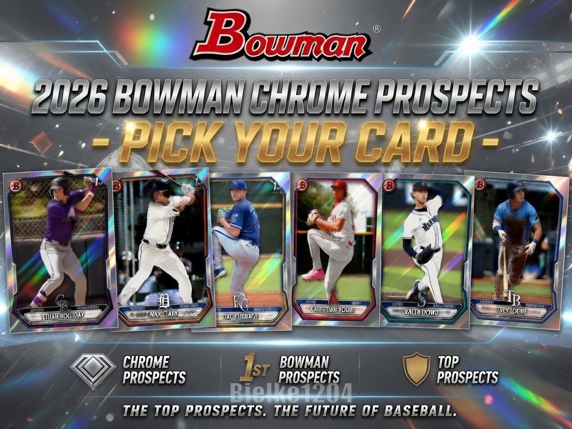 2026 Bowman Chrome Prospects BCP-1 to BCP-150 You Pick! Complete Your Set
