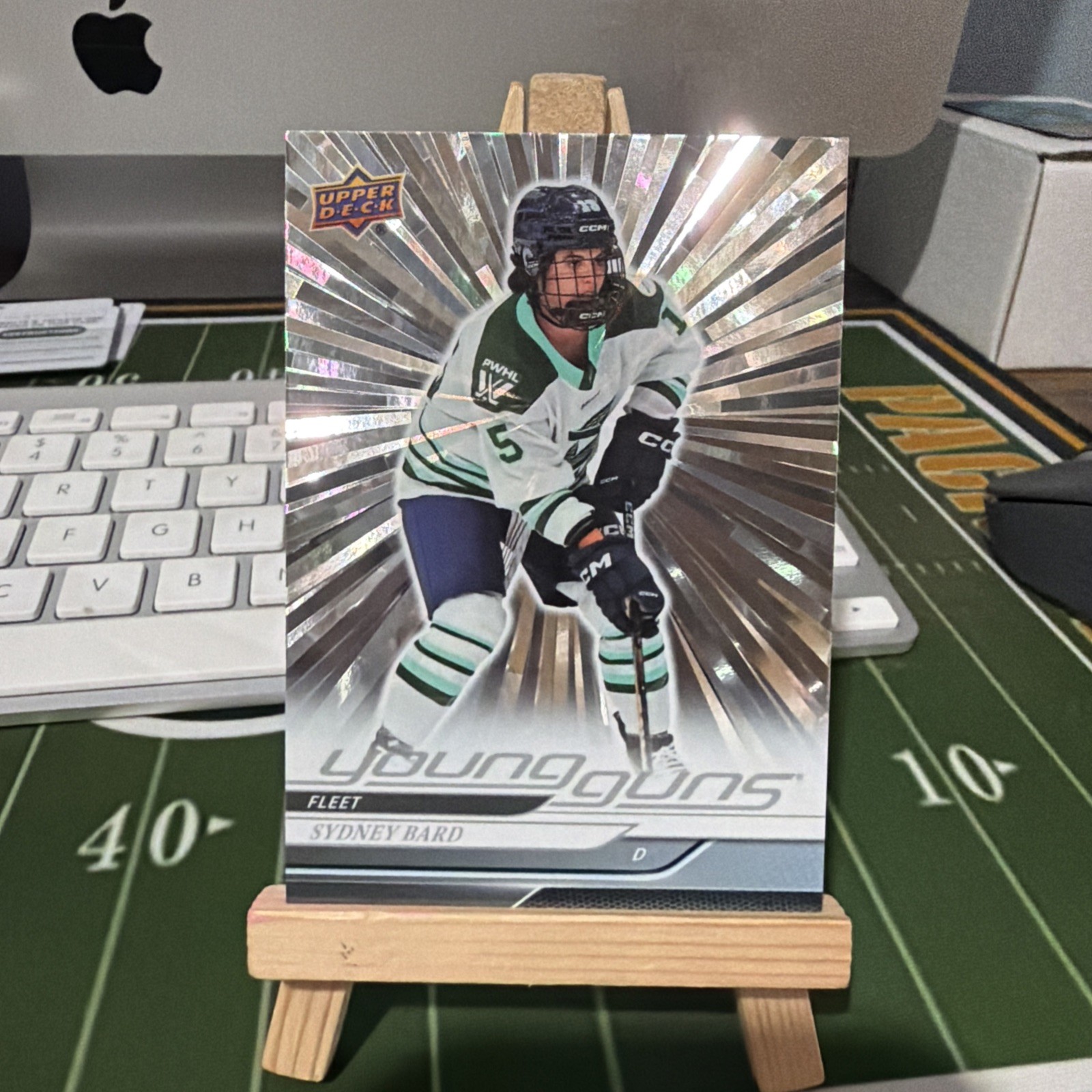2025 Upper Deck PWHL | Sydney Bard Young Guns Rookie OUTBURST 68 Boston Fleet