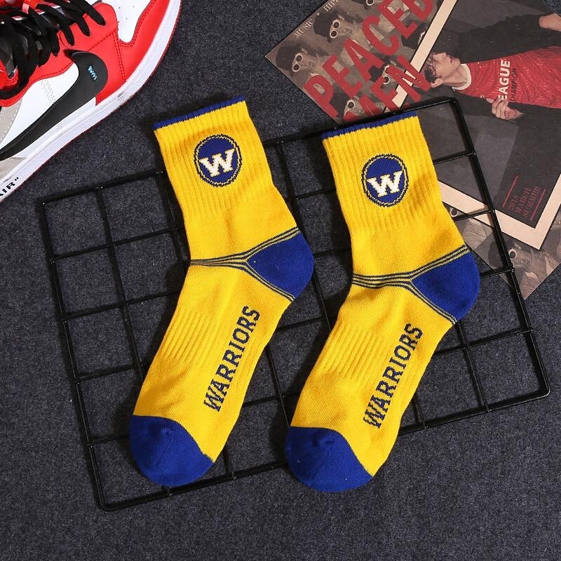 NBA Team Logo Socks, Short Crew Length (Large,10-12) Variety of Teams Available