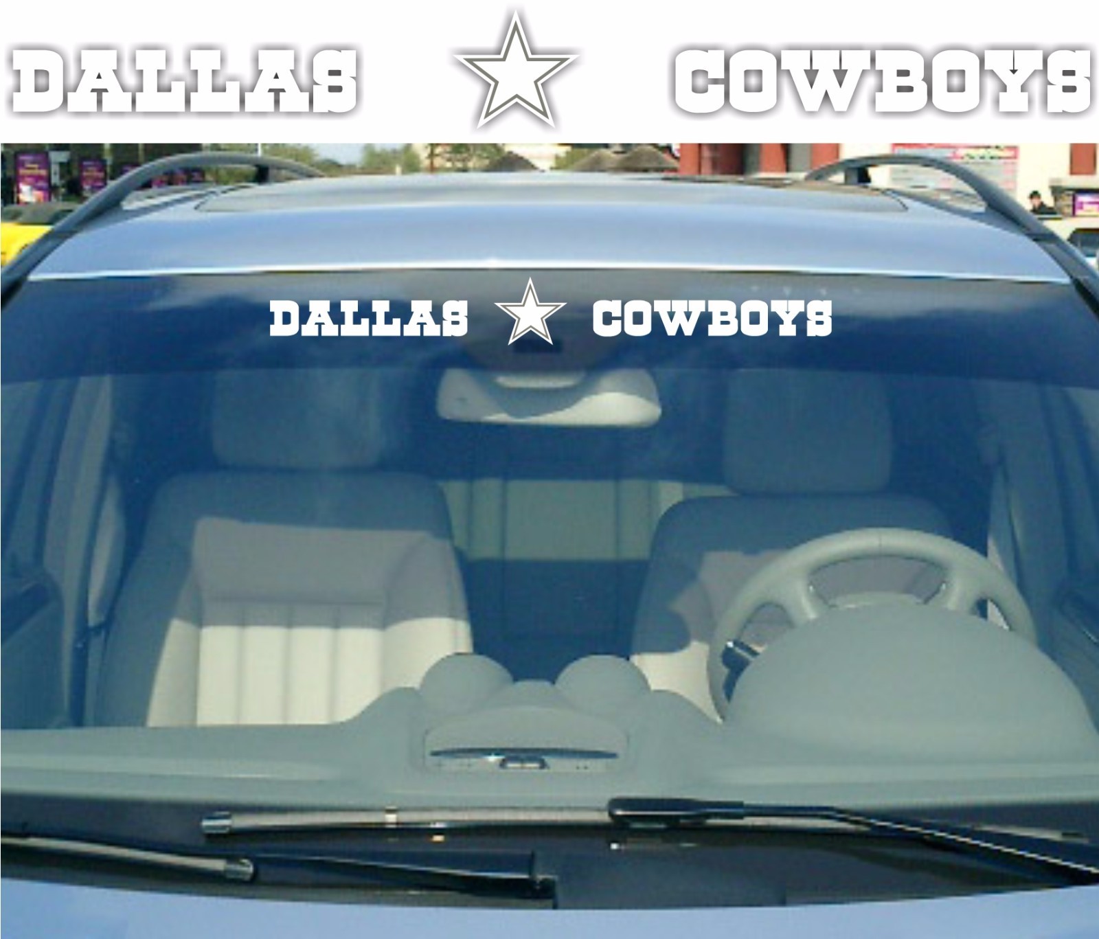 ✭ Dallas Cowboys 19″ Vinyl Decal Car Truck Vehicle Window Wall Sticker ✭