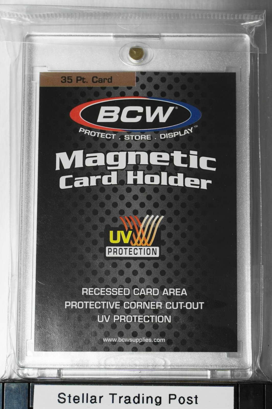 (5) BCW 35 Pt. Magnetic Card Holders NEW Sealed