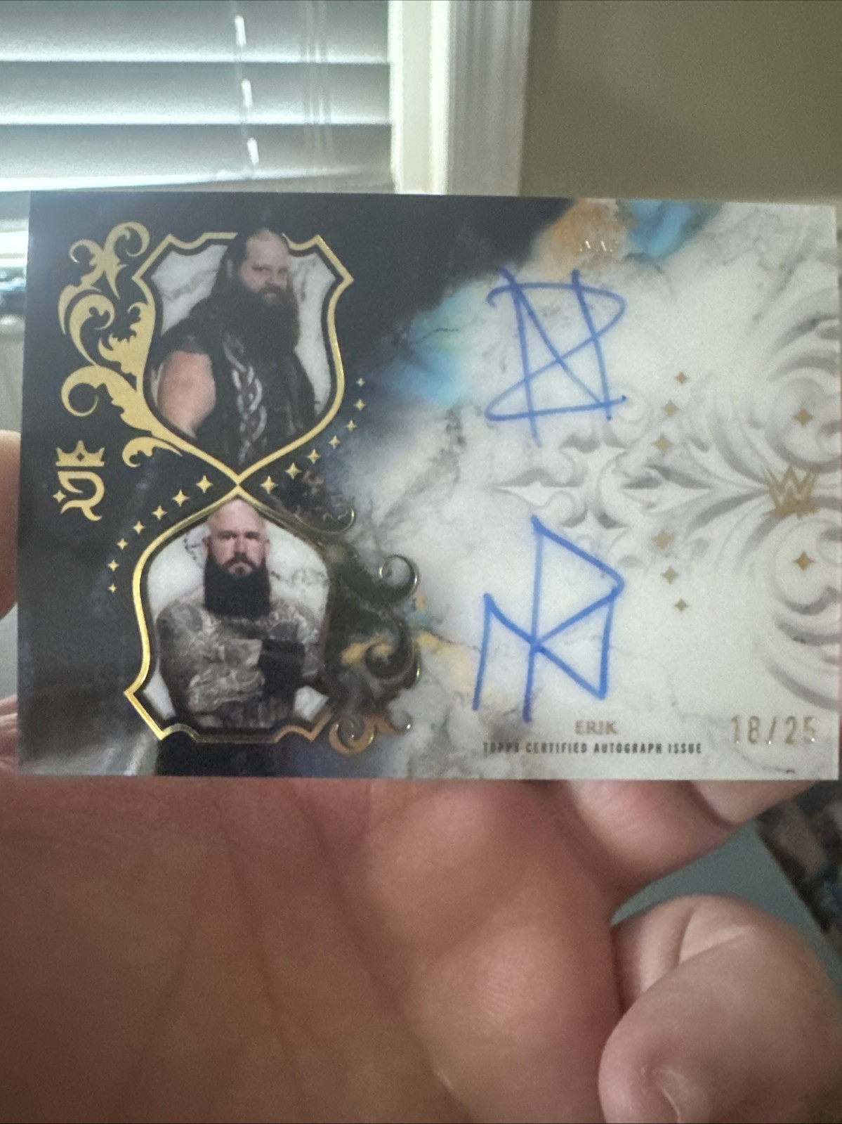 2025 Wwe Royalty Ivar And Ivan Dual Autograph /25
