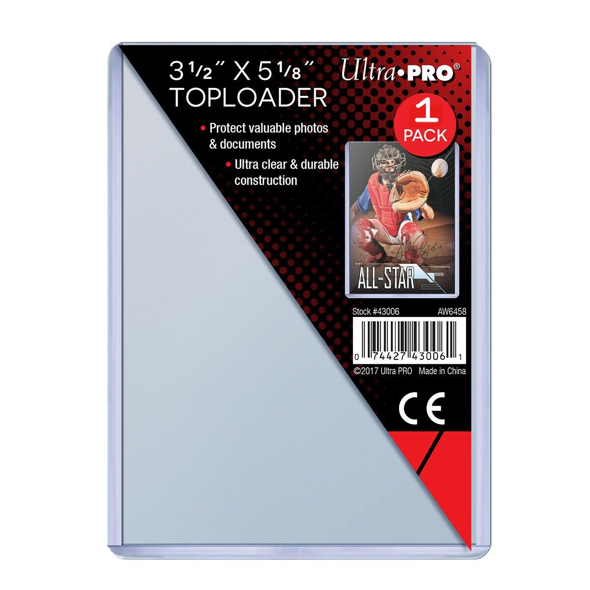 ANY QUANTITY 3 x 5 ” Toploader 3 1/2″ x 5 1/8″ Card Holder Photo Frame BRAND NEW
