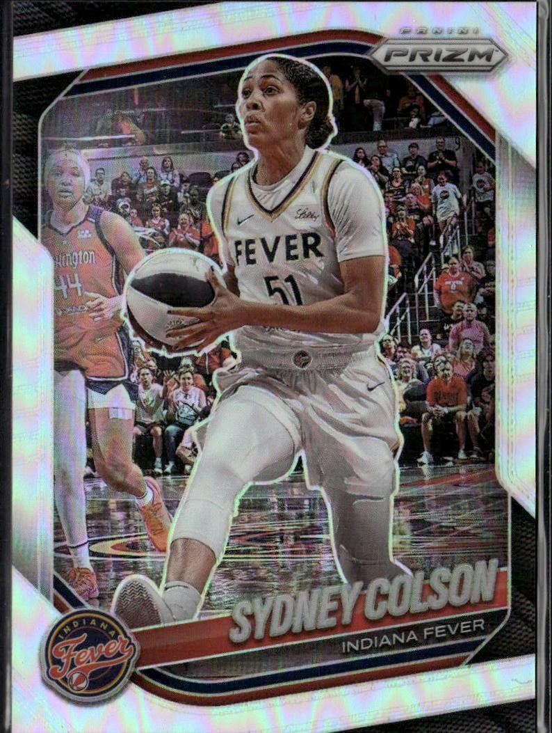 2025 Panini Prizm WNBA Silver Prizms Sydney Colson #1 | Indiana Fever