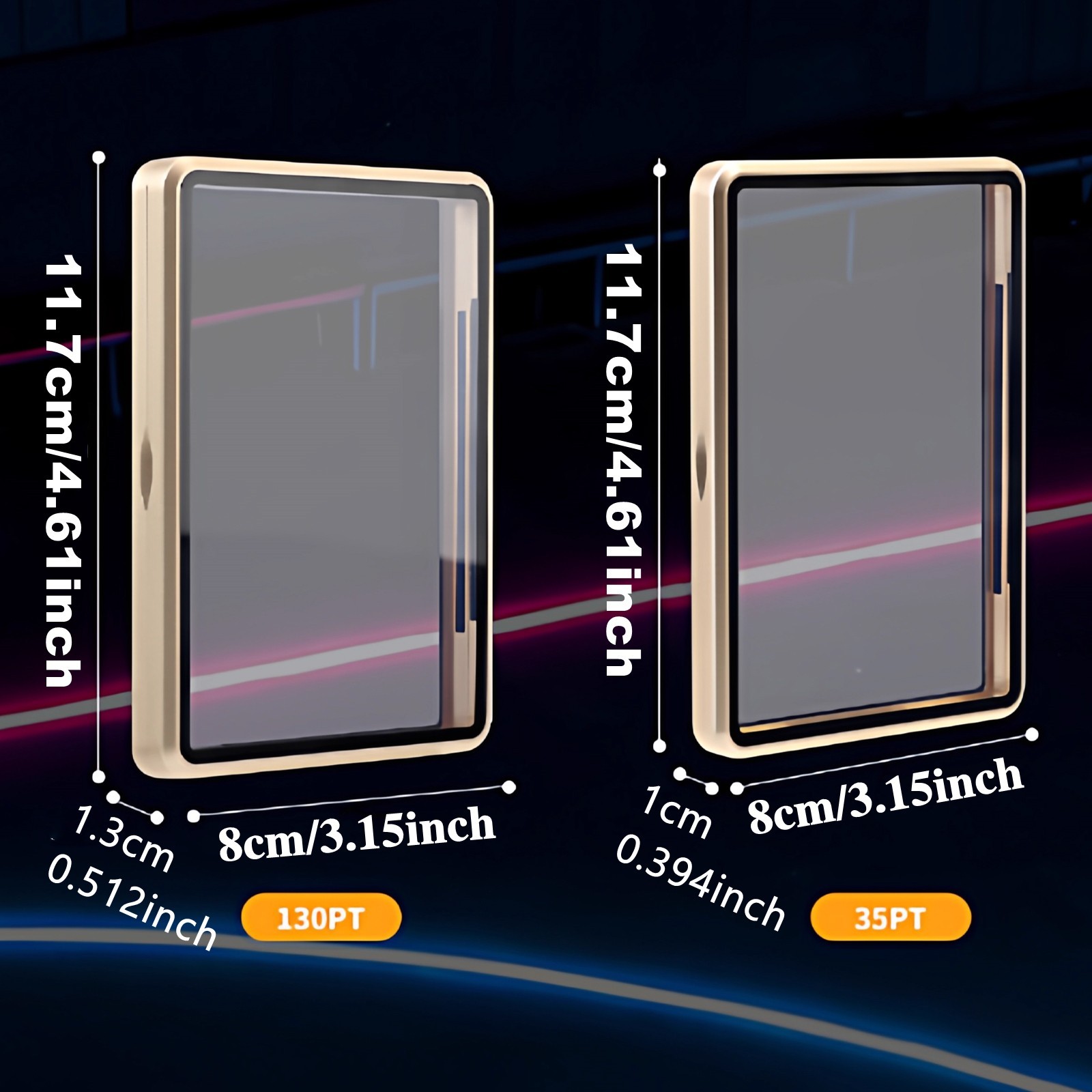 One Magnetic Trading Card Protector Ultra Metal Touch for PRO 35PT 130PT Holder
