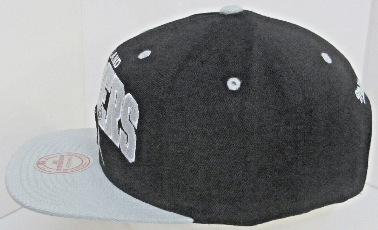NFL Oakland Raiders Multi-Color Flat Bill Snap Back Hat By Mitchell & Ness